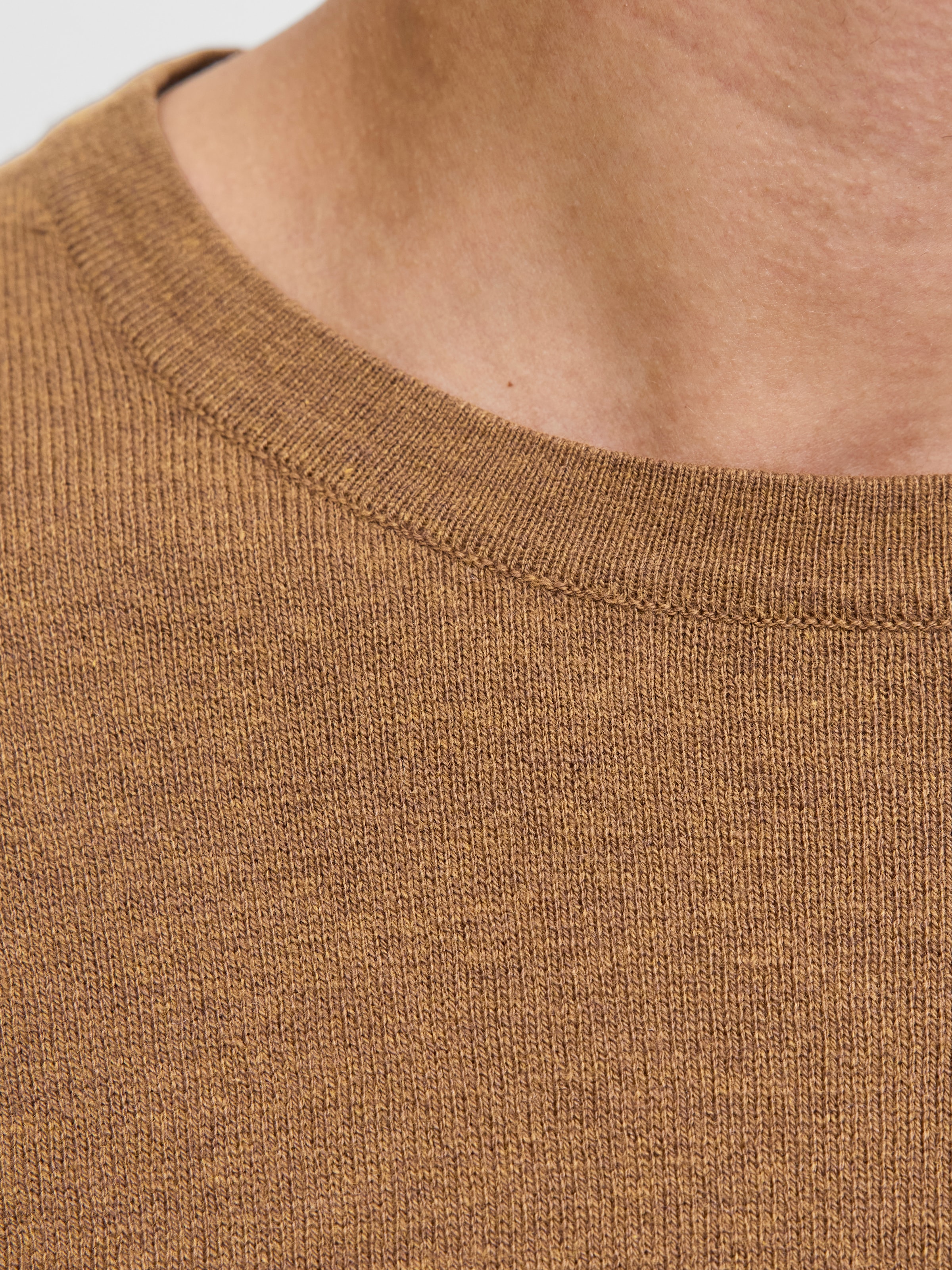 Jack & Jones »JJEEMIL KNIT CREW NECK NOOS« Baumwollmischung, regular fit