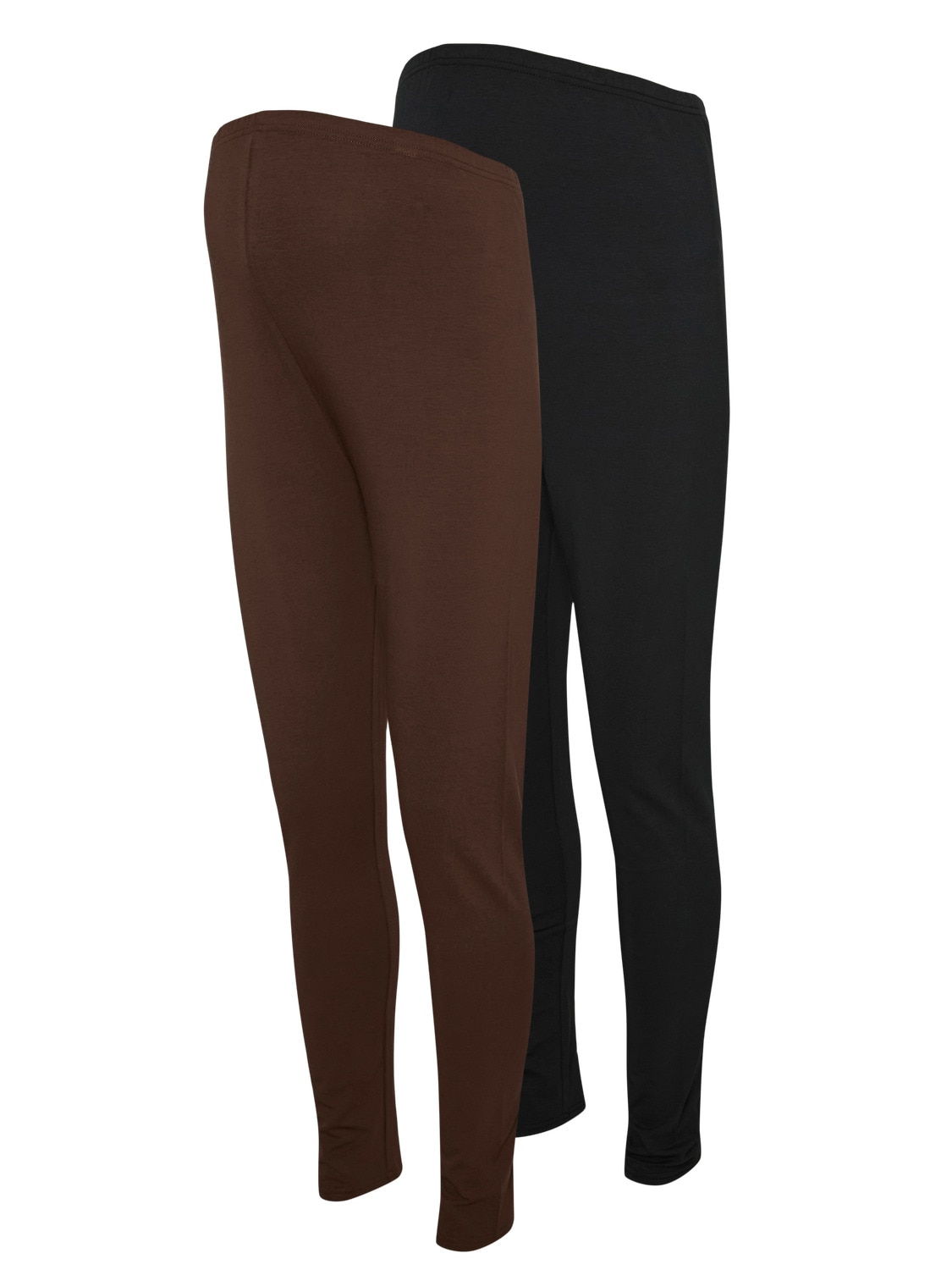 Image of Mamalicious Leggings "MLEMMA LONG LEGGING 2-P A. E. NOOS" Baumwollmischung, slim fit