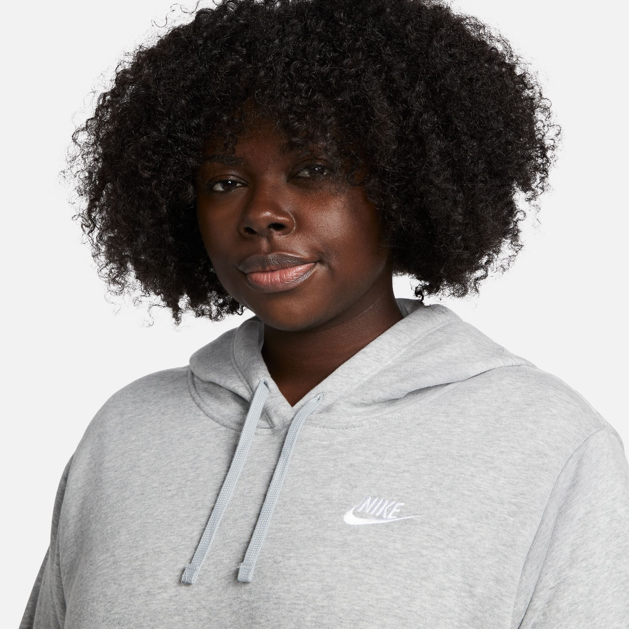 Nike Sportswear Kapuzensweatshirt »CLUB FLEECE WOMEN'S PULLOVER HOODIE (PLUS SIZE)«