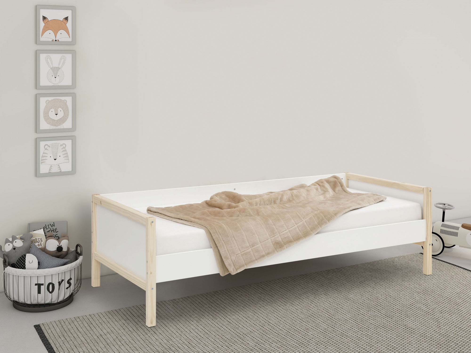 Image of GOODproduct Daybett "Janne" Kiefernholz, in verschiedenen Farbvarianten, Liegefläche 90x200 cm