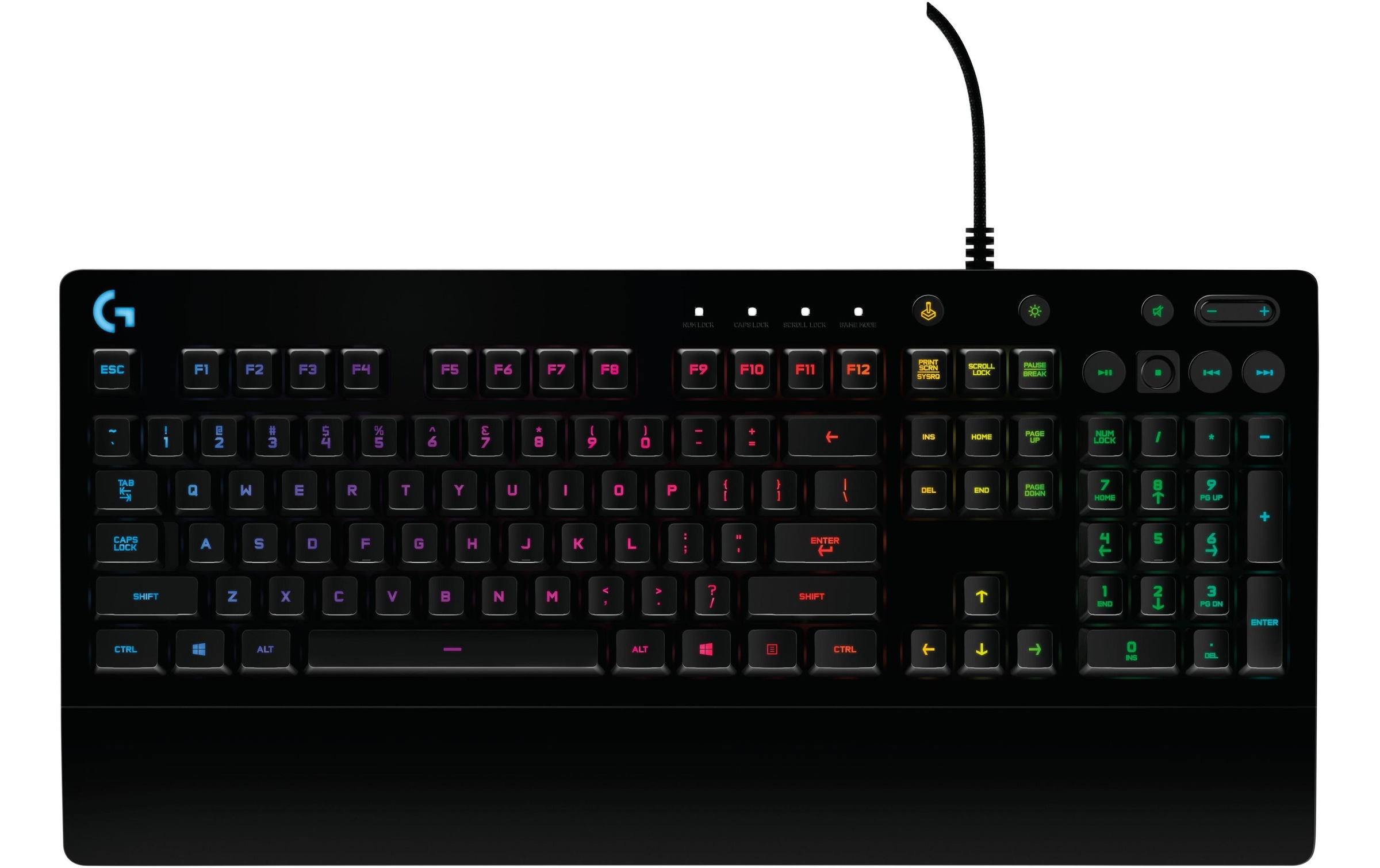 Image of Logitech Gaming-Tastatur "G213 Prodigy" (Handgelenkauflage Ziffernblock)
