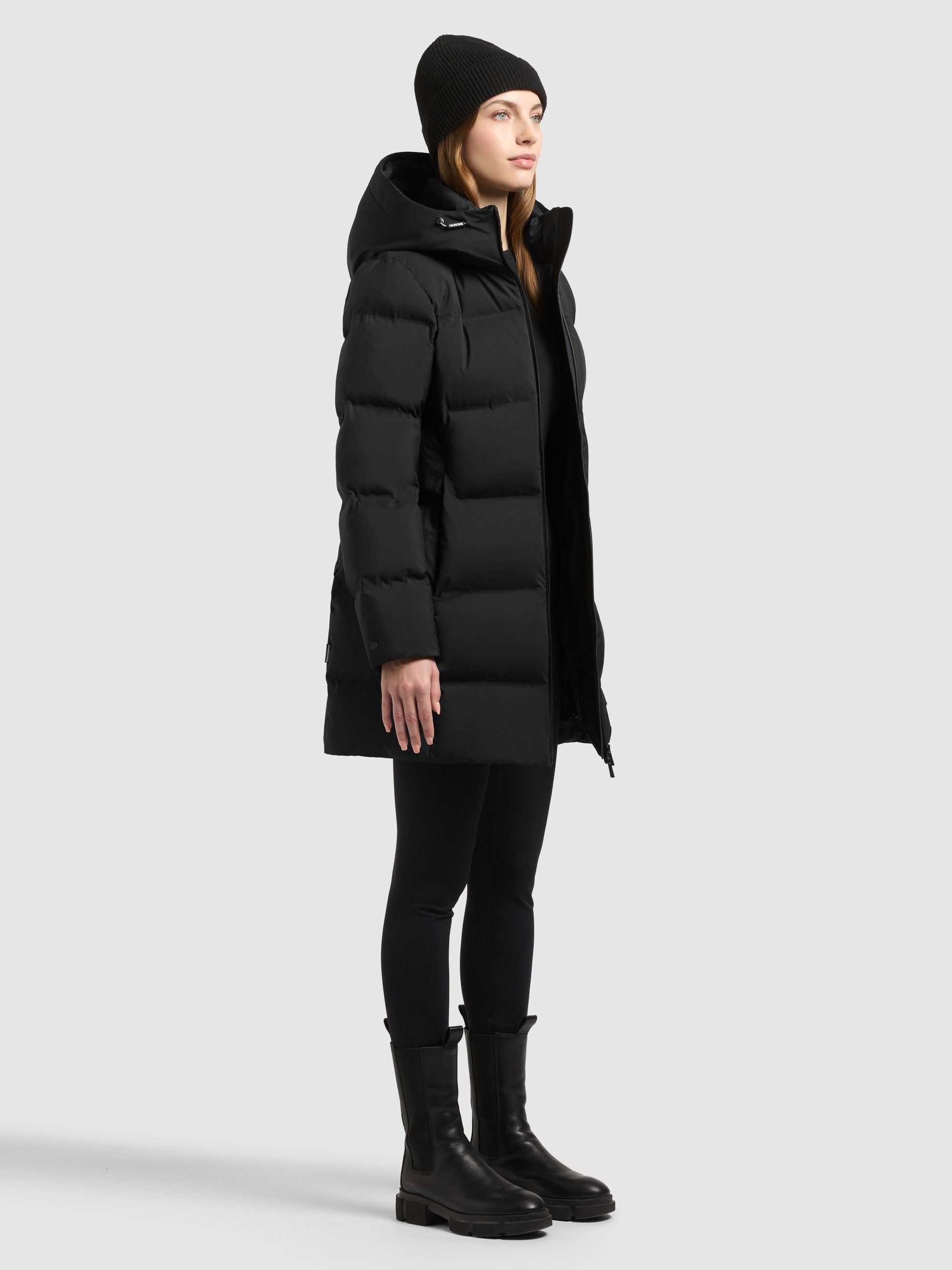 khujo Steppjacke »TANARE5« mit Kapuze Reissverschlusstaschen mit Fleecefutter