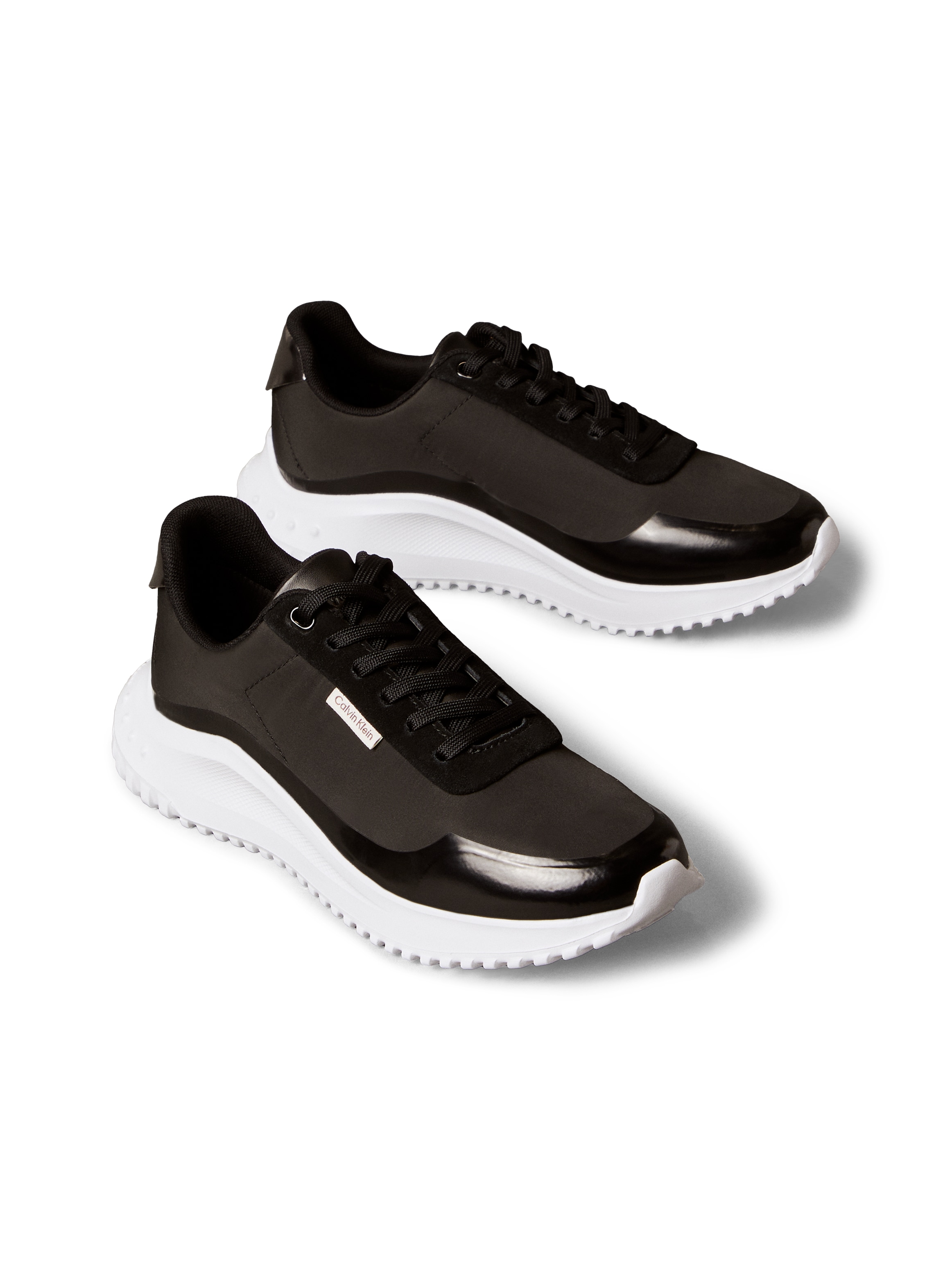 Image of Calvin Klein Jeans Sneaker "EVA RUNNER LACE UP MAT MIX" Halbschuh, Freizeitschuh, Schnürschuh mit leichter Profilsohle