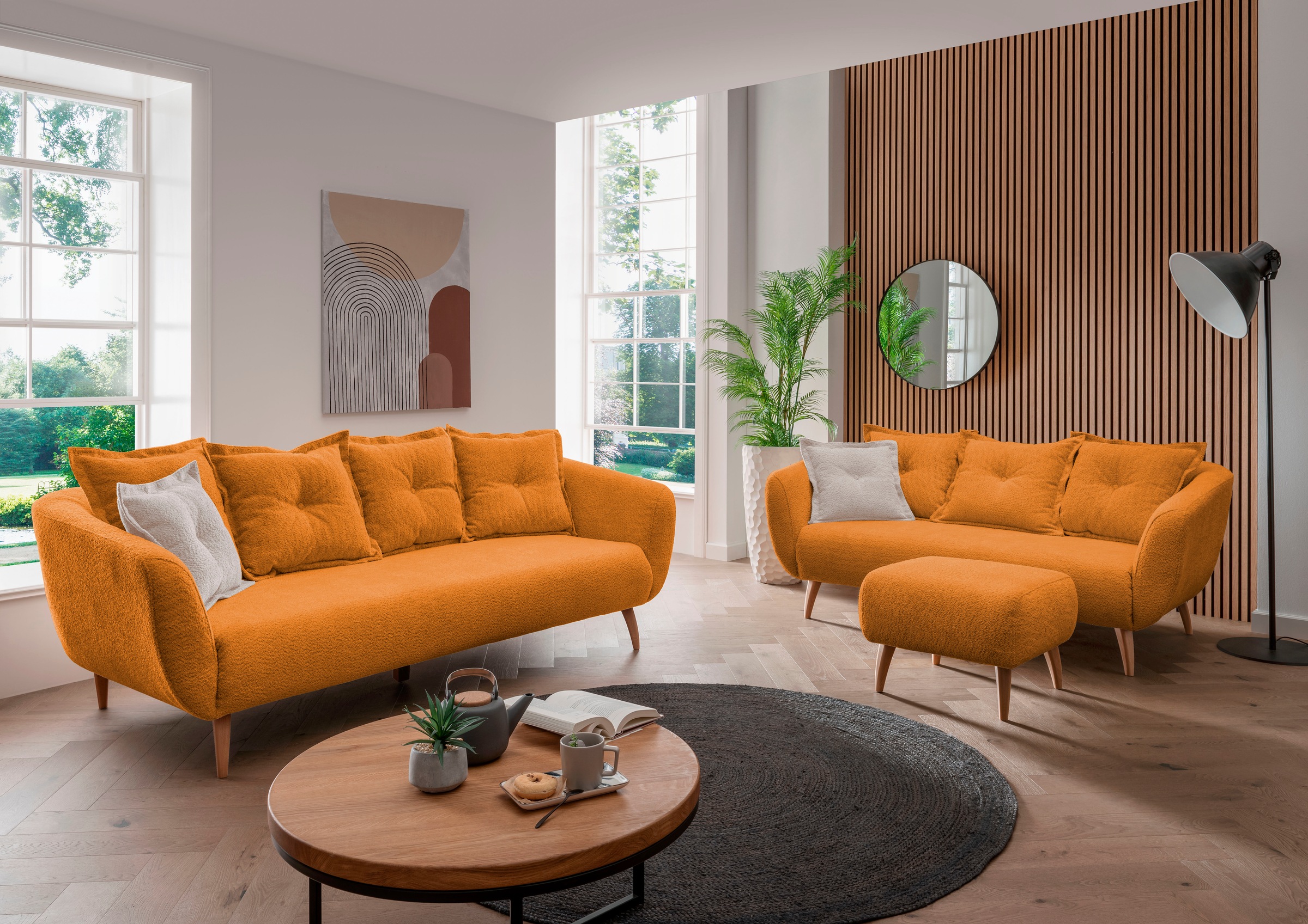 Home affaire 2,5-Sitzer »Baggio«, Zierkissen inklusive