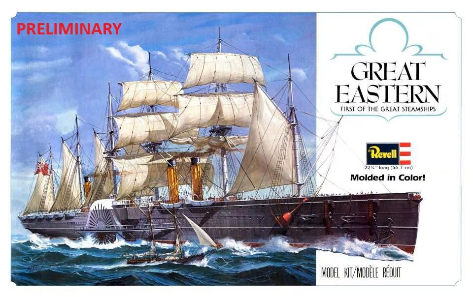 Image of Revell Modellbausatz "Great Eastern - 75 Years Plastic Modelling 1:38" 222 Stk. tlg. 1:38