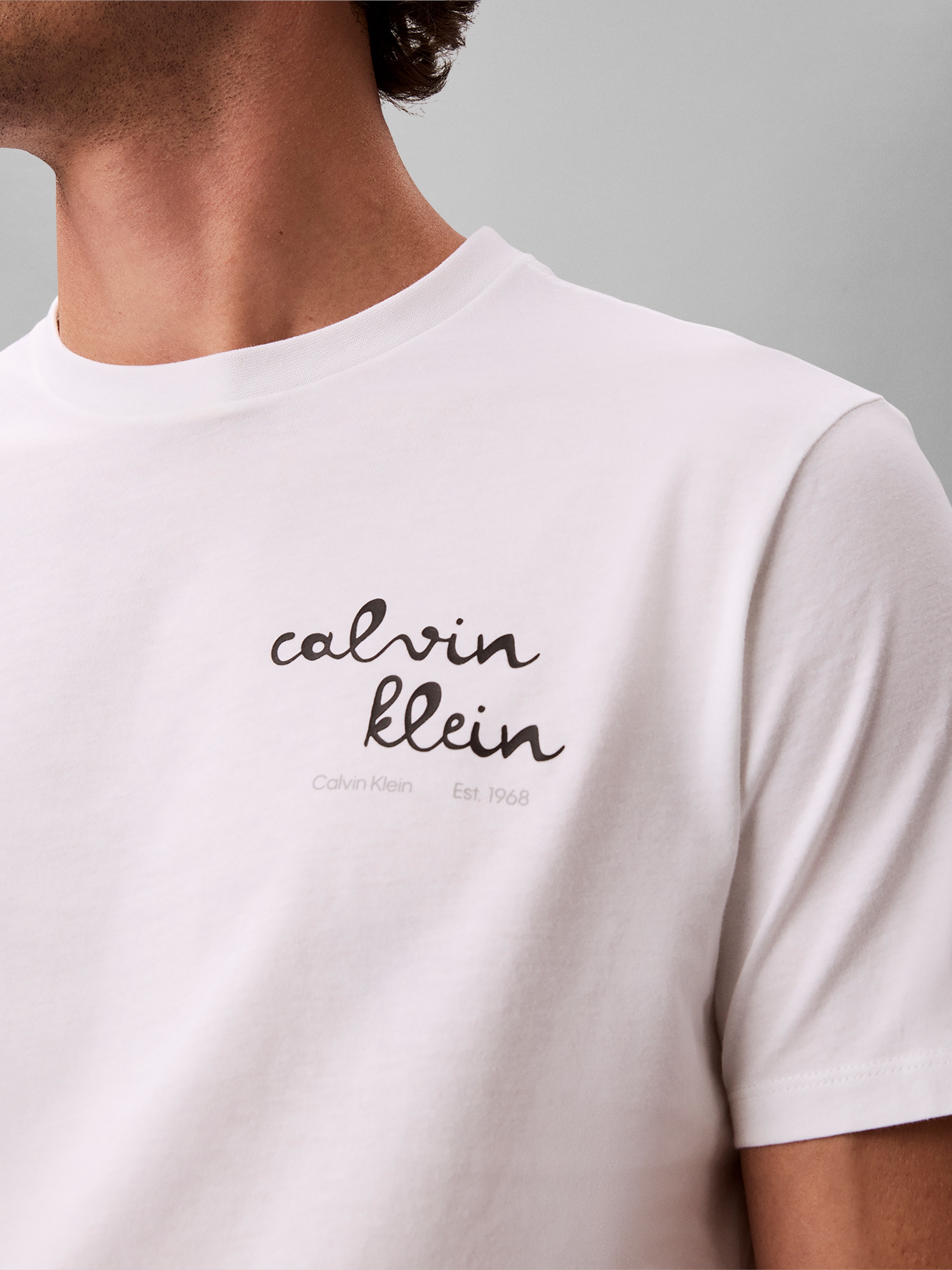 Calvin Klein Jeans T-shirt »LINES SEASONAL« Coupe régulière avec imprimé