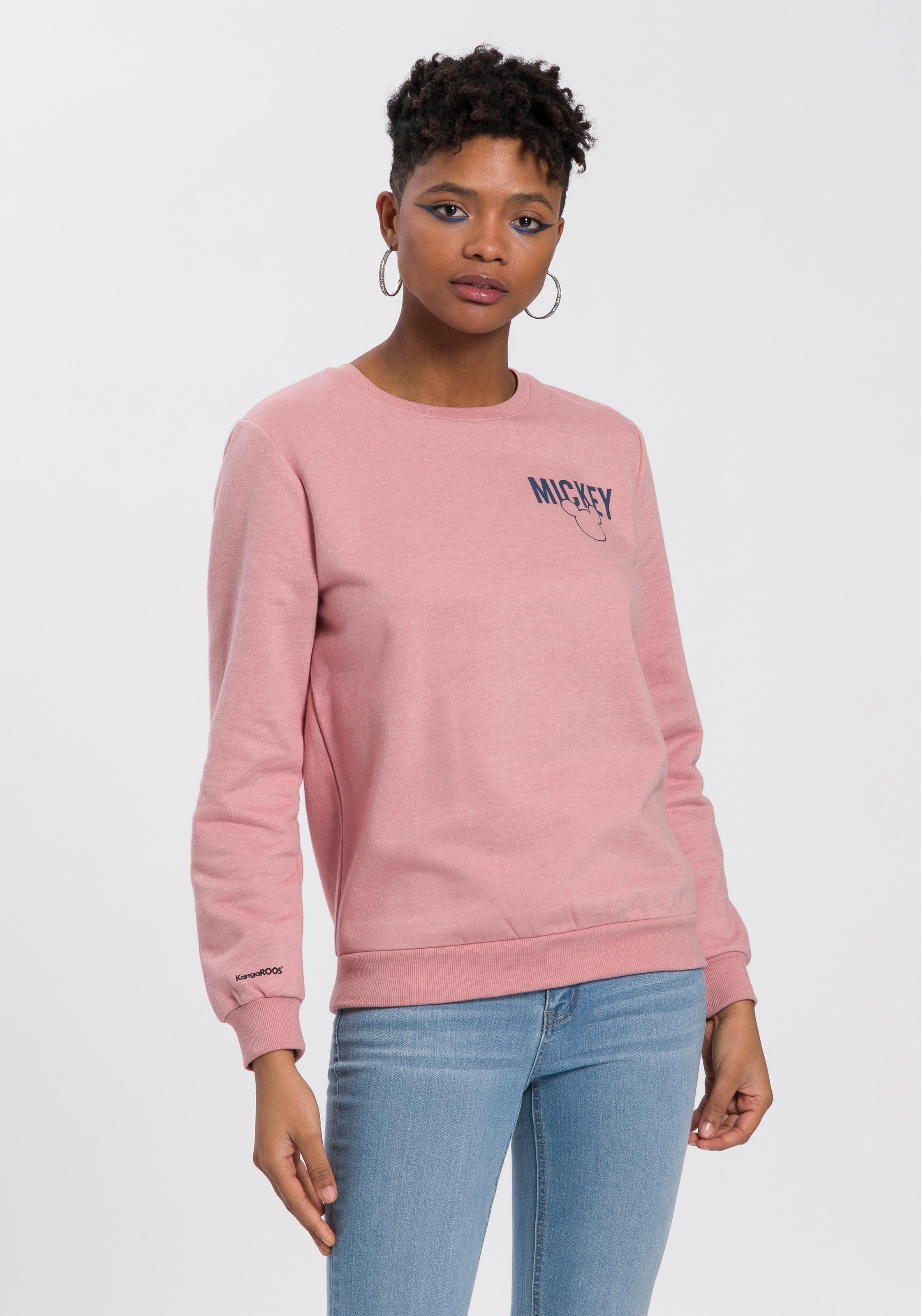 Image of KangaROOS Sweatshirt, mit coolem Mickey Maus Druck im Retro-Look bei Ackermann Versand Schweiz