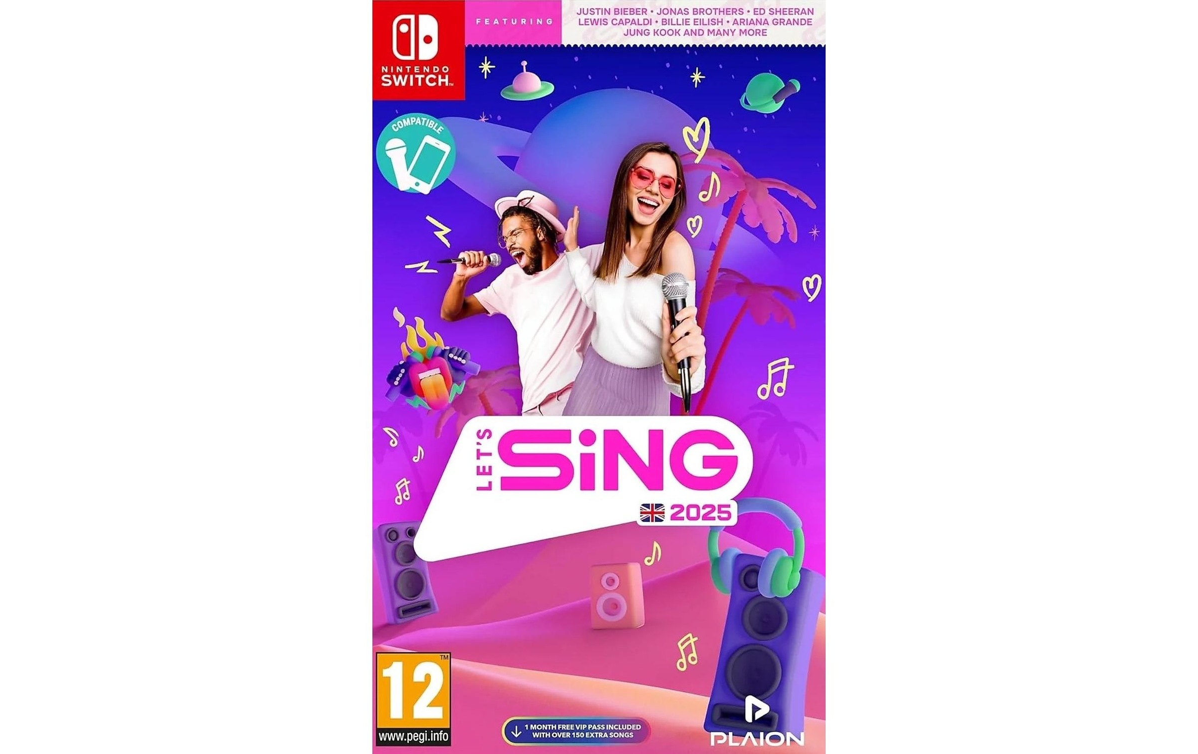 Image of Spielesoftware "GAME Lets Sing 2025 International Version" Nintendo Switch
