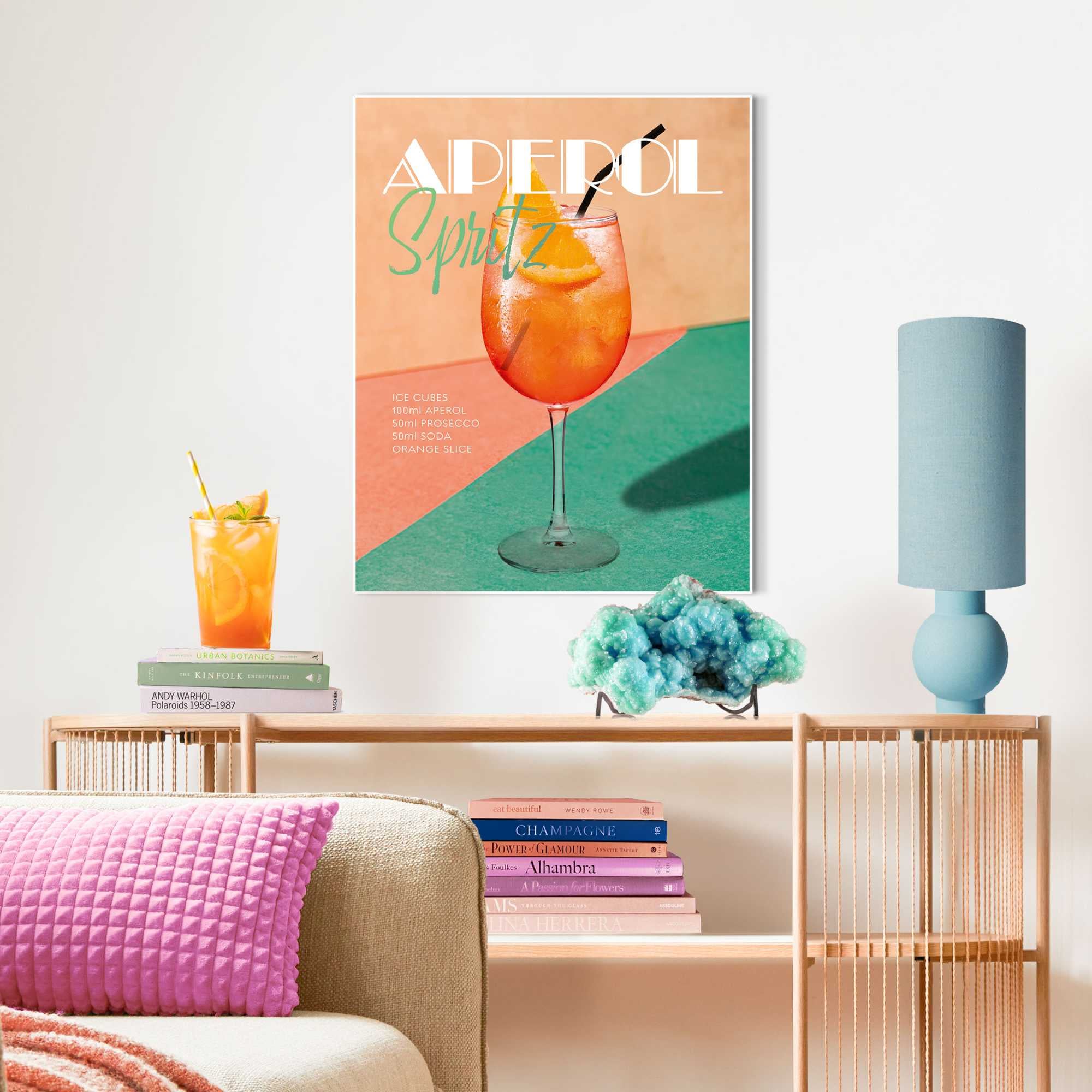 Image of Reinders Bild mit Rahmen "Aperol Time"