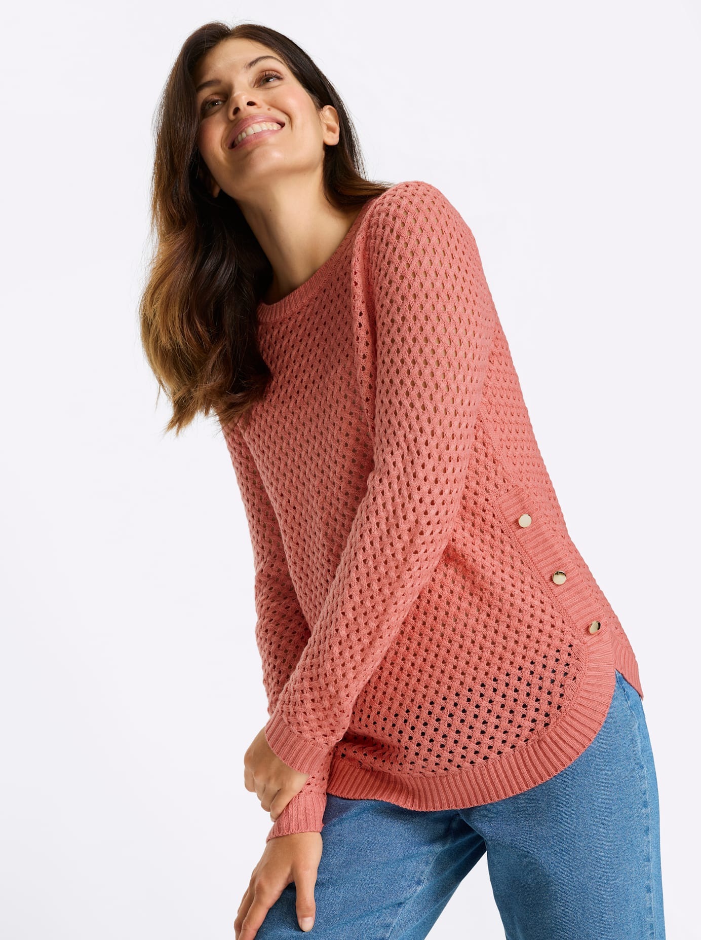 Classic Basics Pull ajouré »Ajour-Pullover«