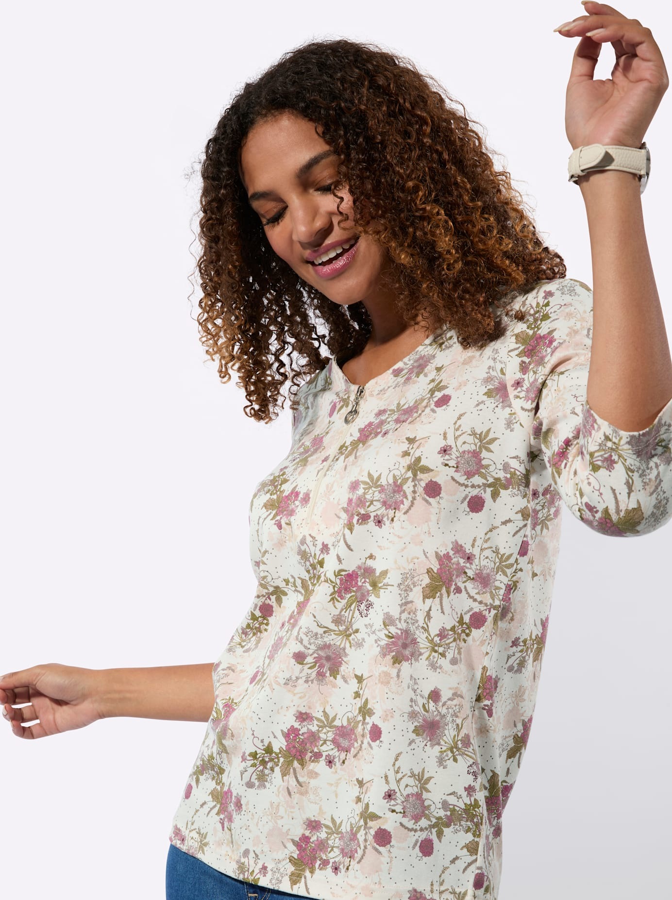 Inspirationen T-shirt à manches 3/4 »3/4-Arm-Shirt« 1 pièces