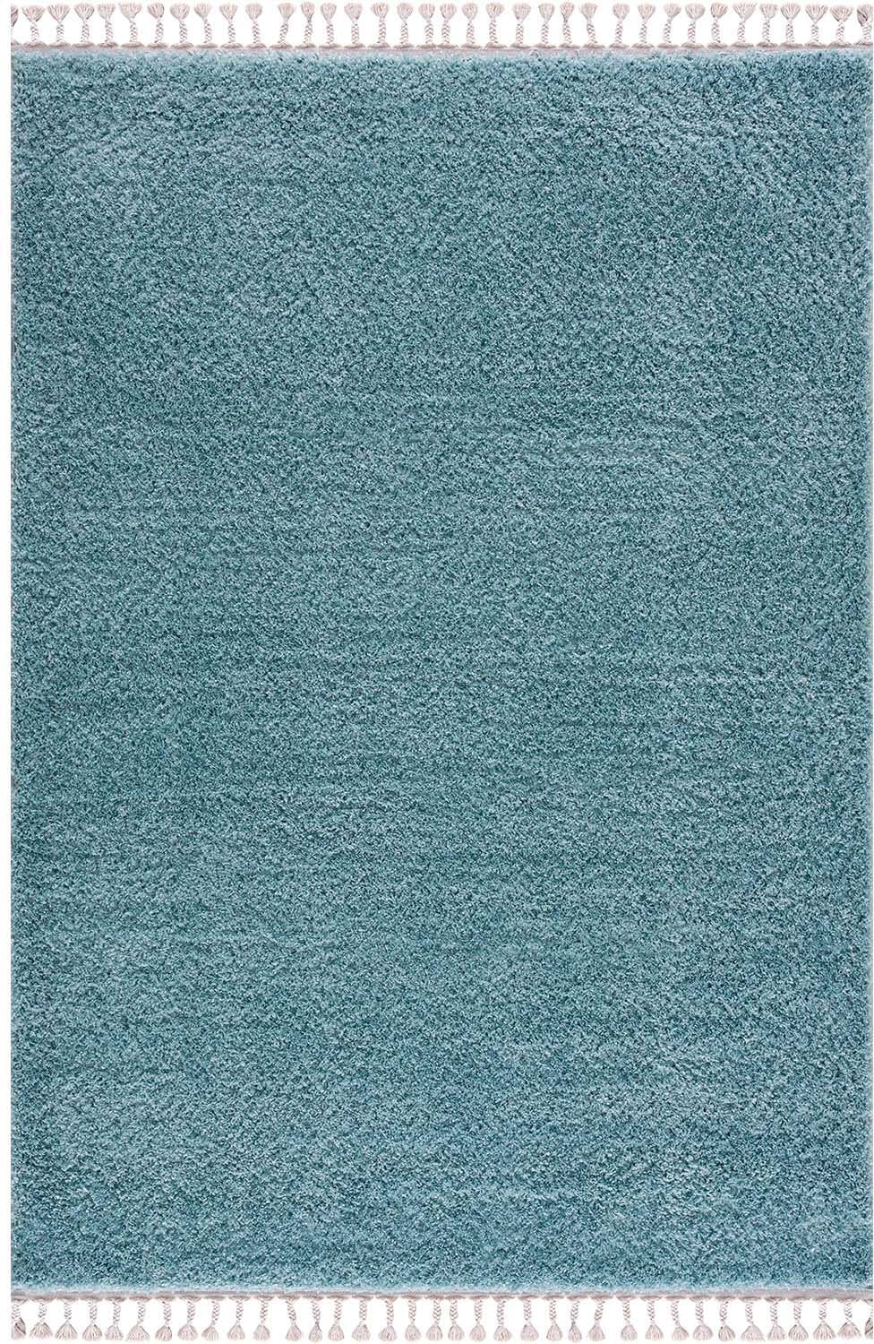 Carpet City Hochflor-Teppich »Pulpy 100«, rechteckig, 30 mm Höhe, Läufer, weich, mit Fransen, uni, viele Grössen, Wohnzimmer, Schafzimmer