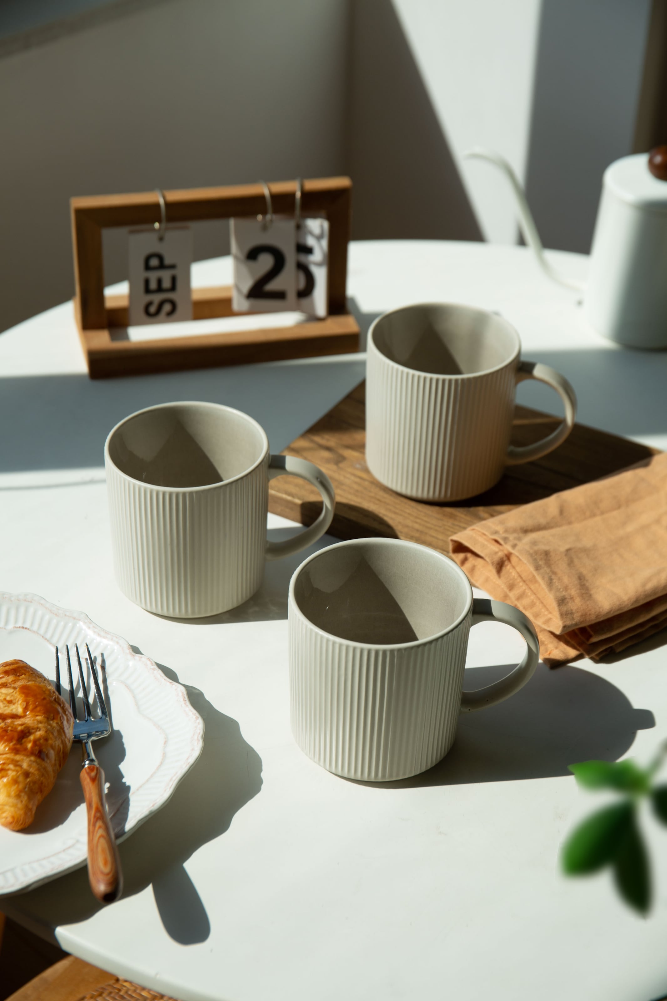 GOODproduct Becher »Kaffeebecher Ylvii, 6er Set« spülmaschinenfest und mikrowellengeeignet, 460 ml