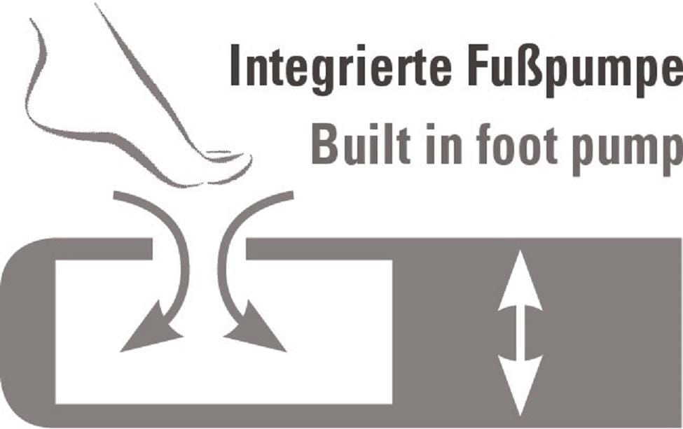 High Peak Luftbett »Cross Beam Single Extra Long«
