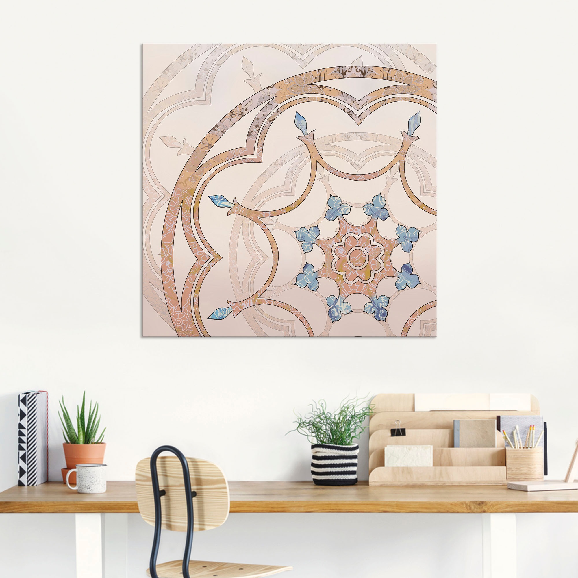 Artland Wandbild »Boho Mandala«, Muster, (1 St.), als Alubild, Outdoorbild, Leinwandbild, Poster in verschied. Grössen