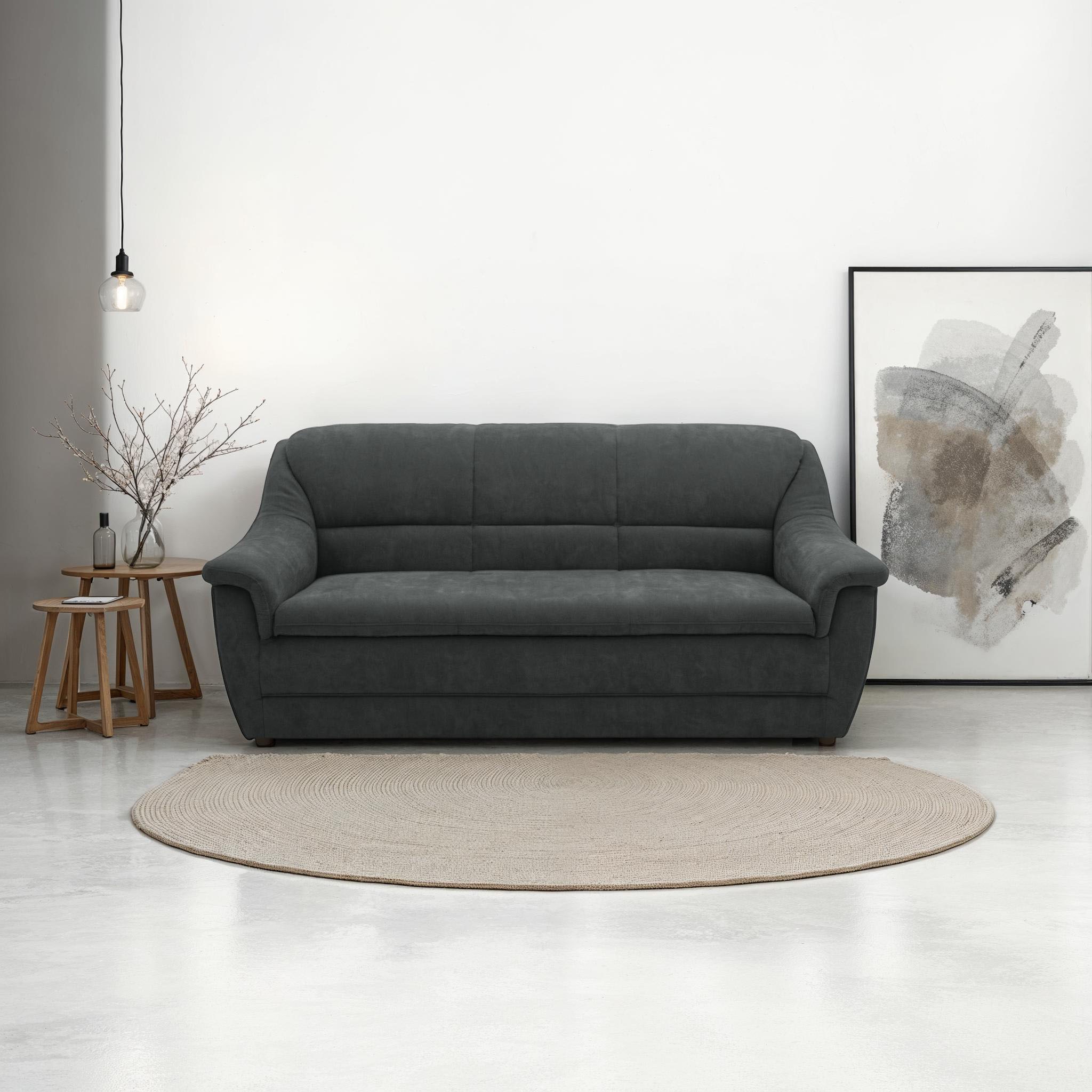 Image of DOMO collection 3-Sitzer "Lale, zeitloses und komfortables Sofa, bequeme Armlehnen, Breite 185cm"