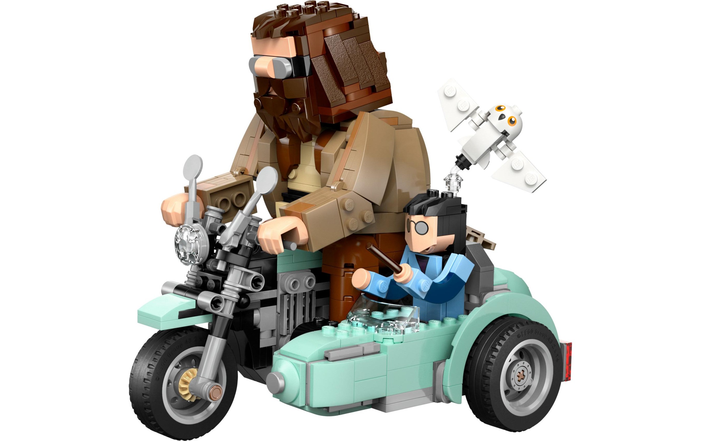 LEGO® Spielbausteine »Harry Potter Hagrids und Harrys Motorradtour 76443«, (617 St.)