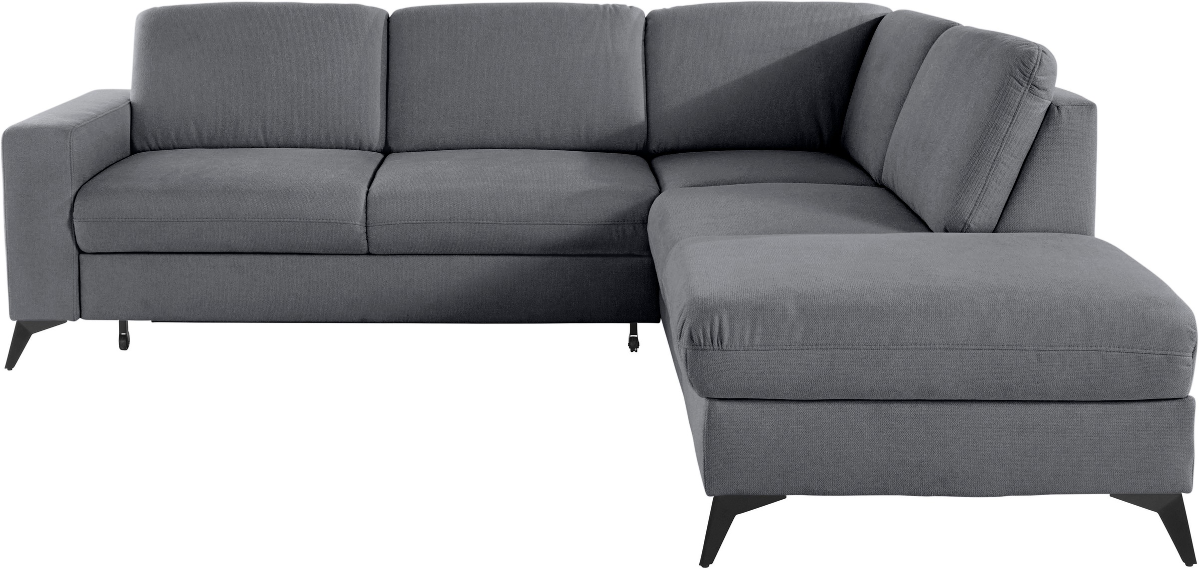 Image of Places of Style Ecksofa »Lolland«, Wahlweise mit Bettfunktion und Stauraum, Federkern, auch mit abwischbarem Bezug bei Ackermann Versand Schweiz