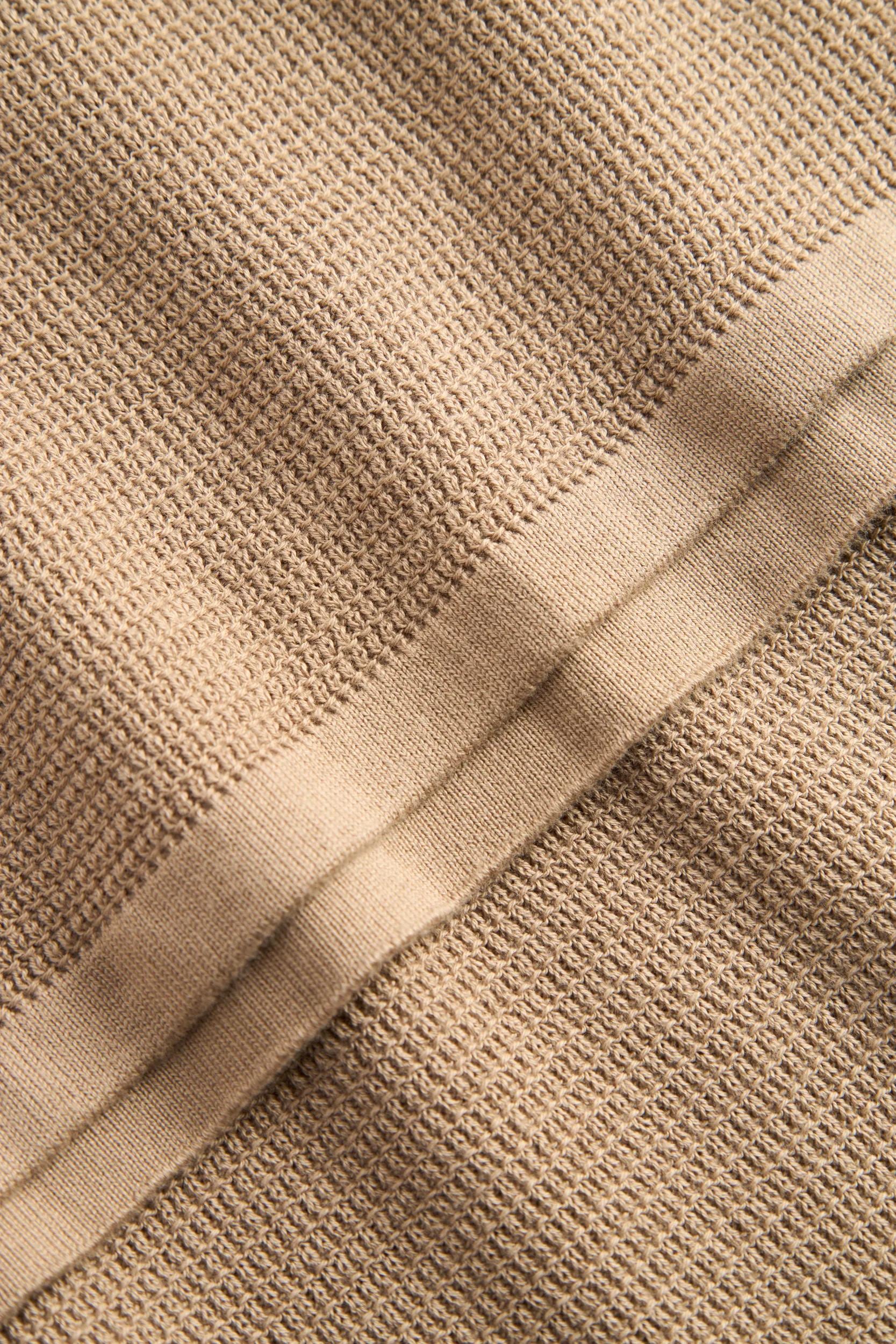 Joop Jeans Pull à col rond »Svenor« mit feinem Strukturmuster