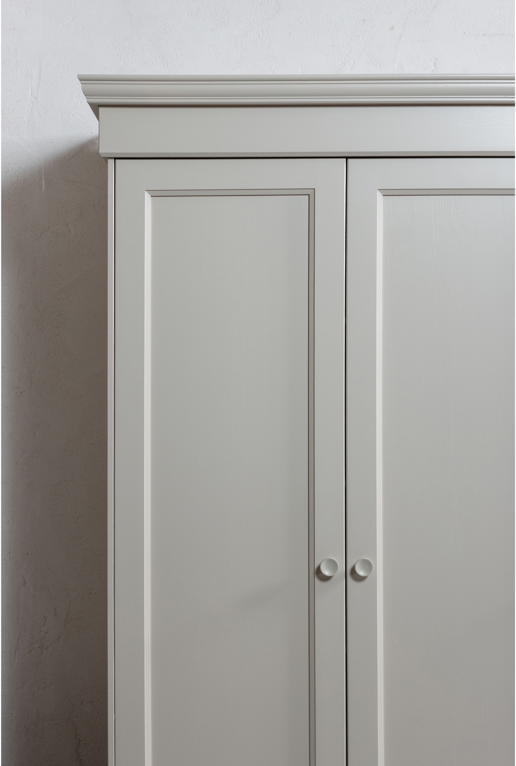 WOOOD Kleiderschrank »Olivia FSC®-Kiefernholz mit Hängebereich, H 212 x B 171 x T 63 cm« Tragkraft 10 kg pro Boden, Einlegeboden-Optionspakete erhältlich