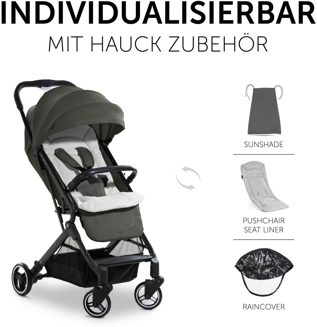 Hauck Kinder-Buggy »Travel N Care« 25 kg Reisebuggy, leicht; bis 25 kg belastbar