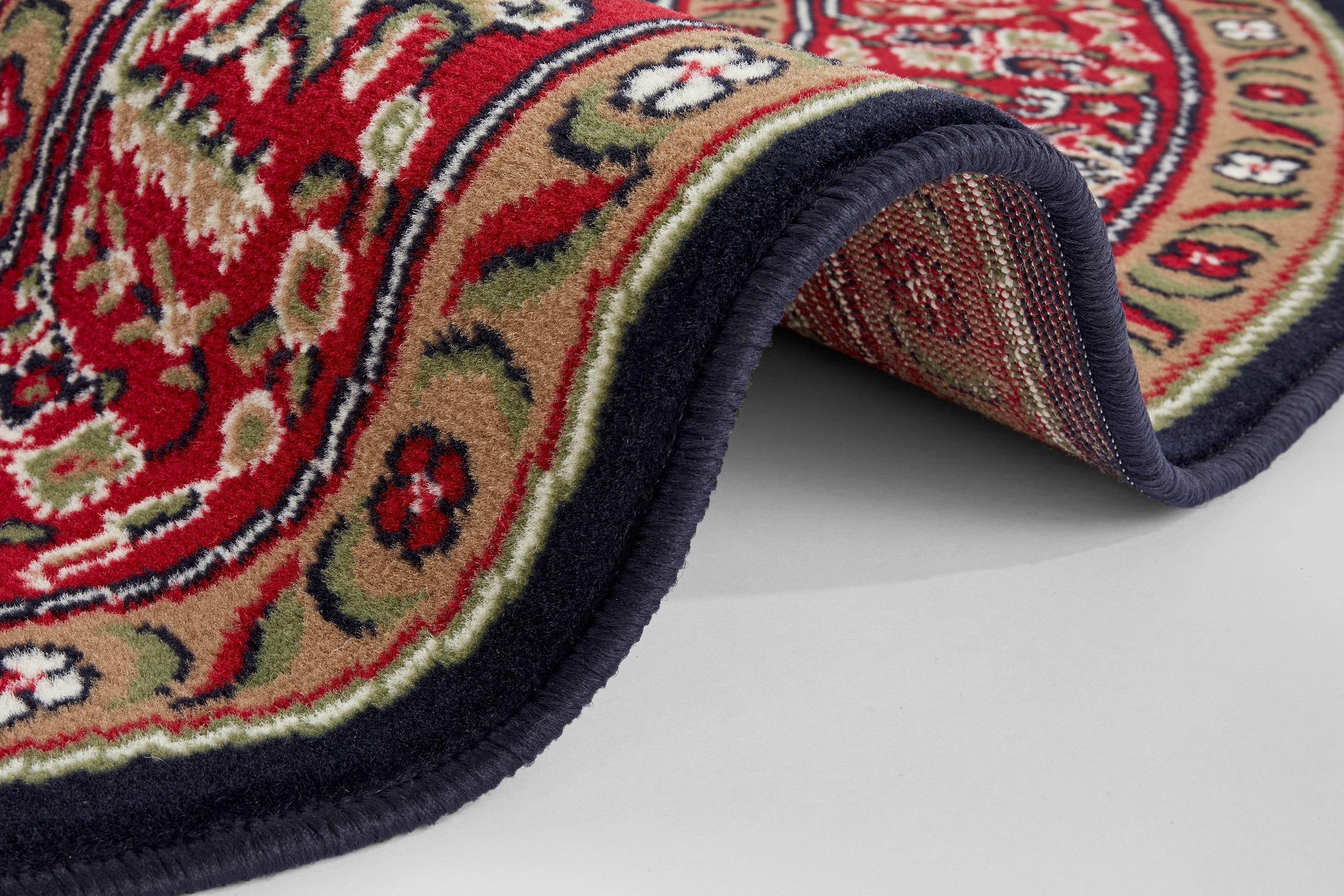 NOURISTAN Teppich »Skazar Isfahan«, rund, Kurzflor, Orient, Teppich, Vintage, Esszimmer, Wohnzimmer, Flur