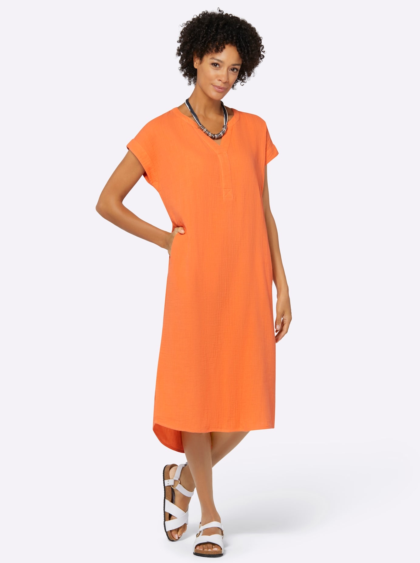 Image of Casual Looks Sommerkleid "Kleid" Nahttasche
