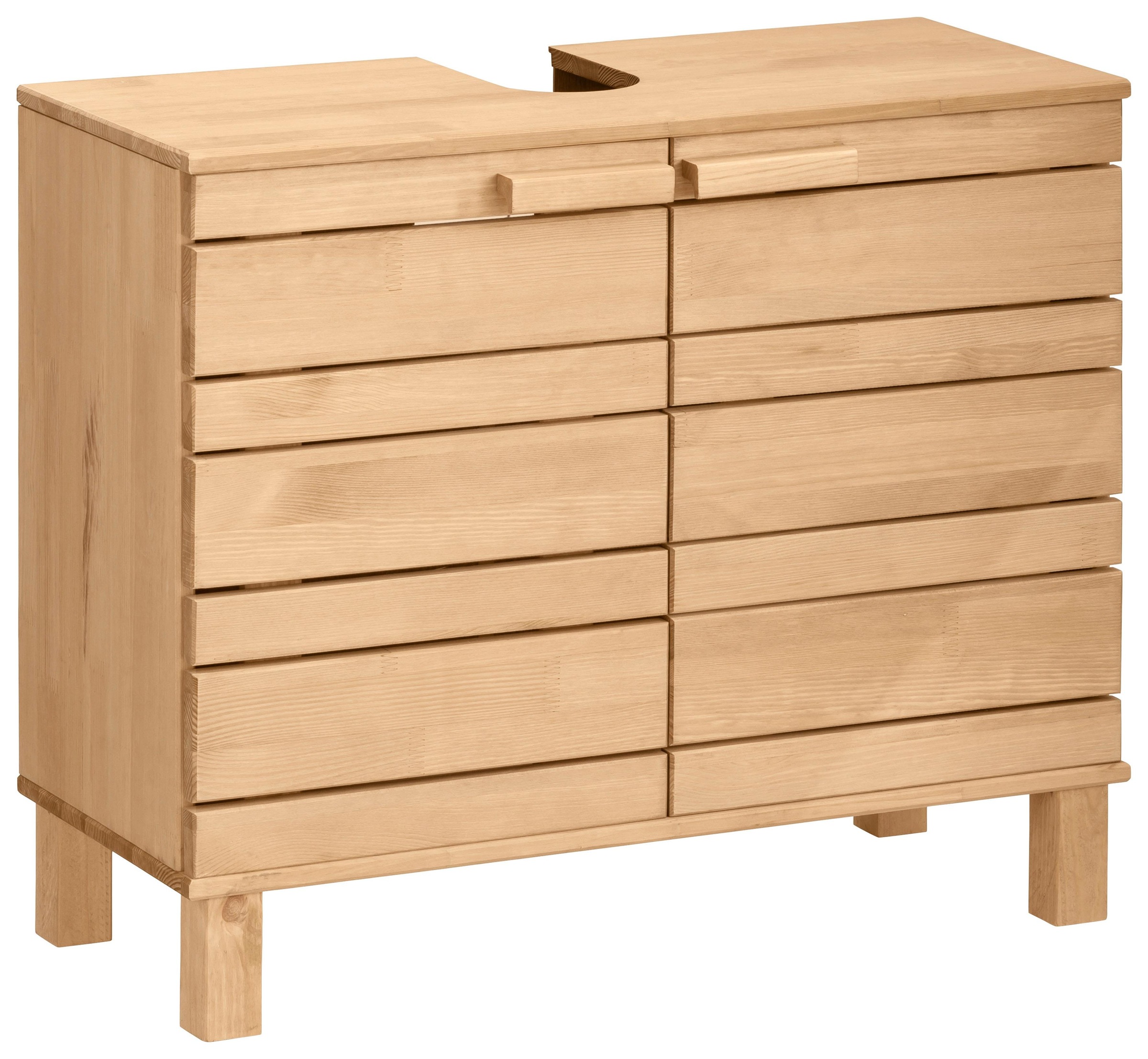 Image of Home affaire Waschbeckenunterschrank »Jossy«, aus Massivholz, Breite 70 cm bei Ackermann Versand Schweiz