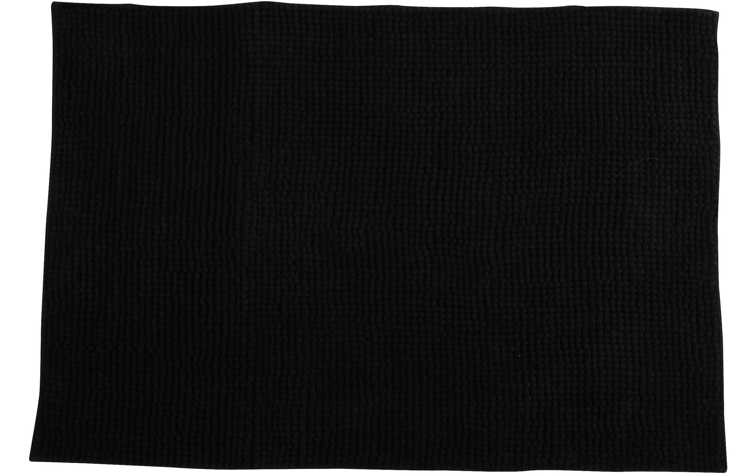 Image of MSV Badematte "Chenille Schwarz"