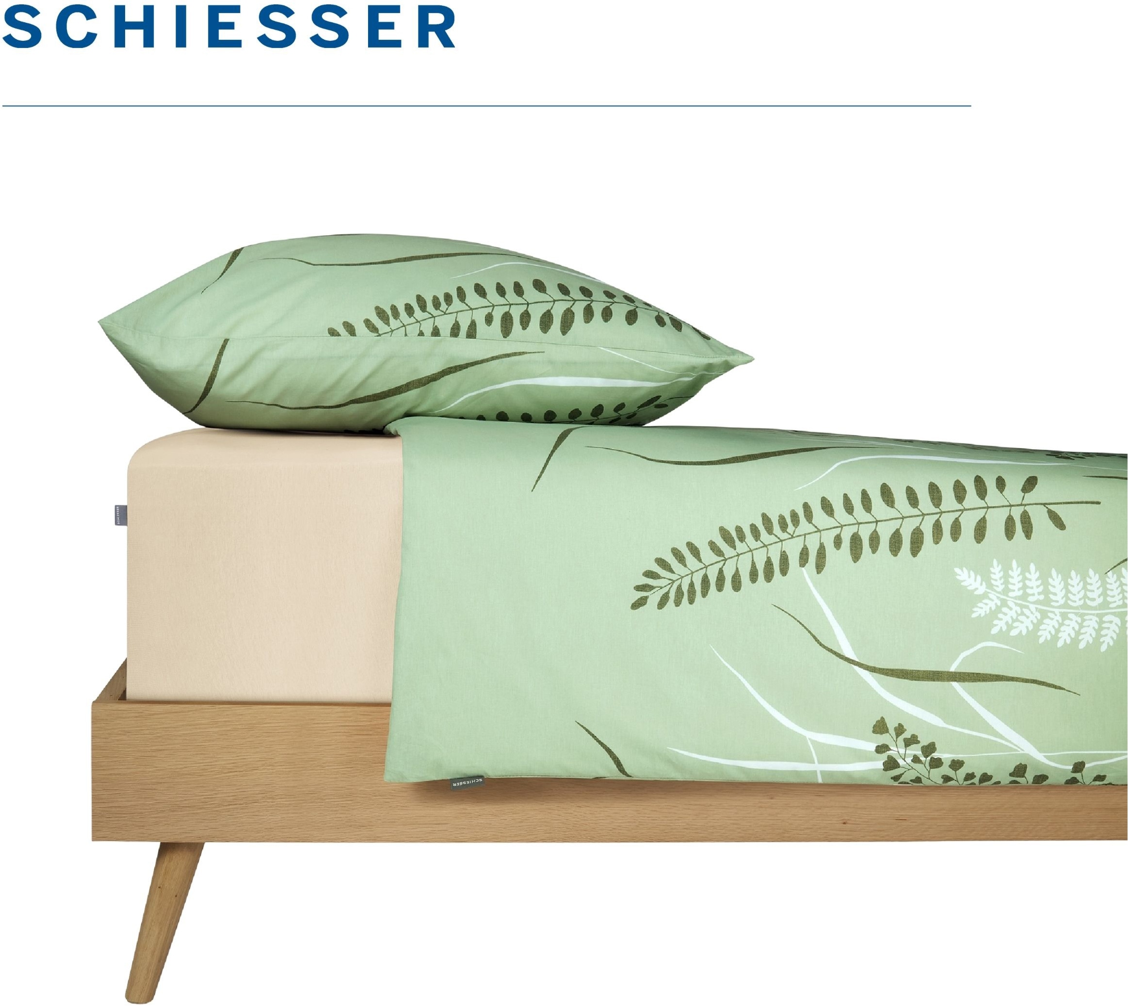Schiesser Linge de lit »Annic aus weicher Baumwolle in floralem Dessin« 2 cuis MADE IN GREEN by OEKO-TEX®