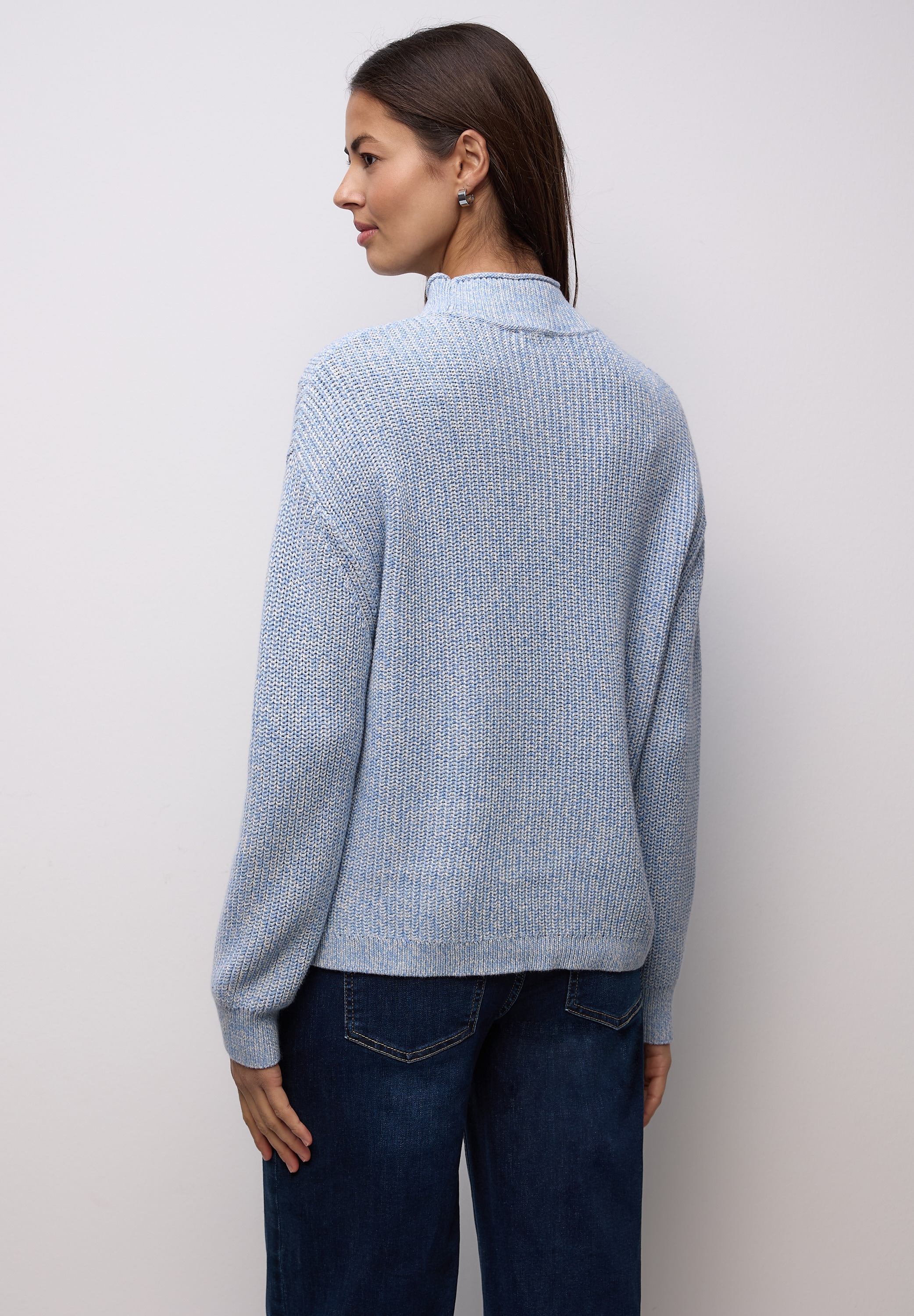 STREET ONE Pull en tricot Turtleneck- Kragen mit Rollkante