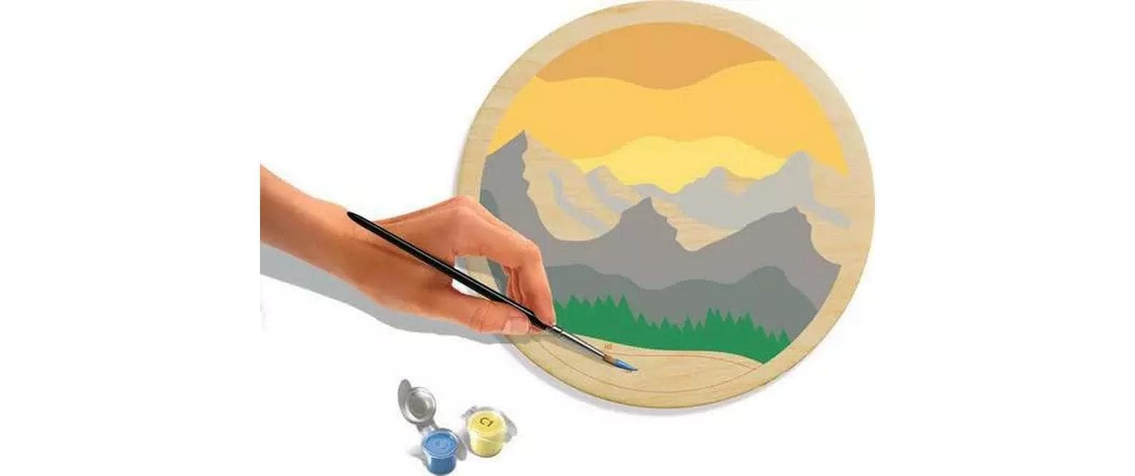 Ravensburger Malen nach Zahlen »CreArt Wooden – Berge«