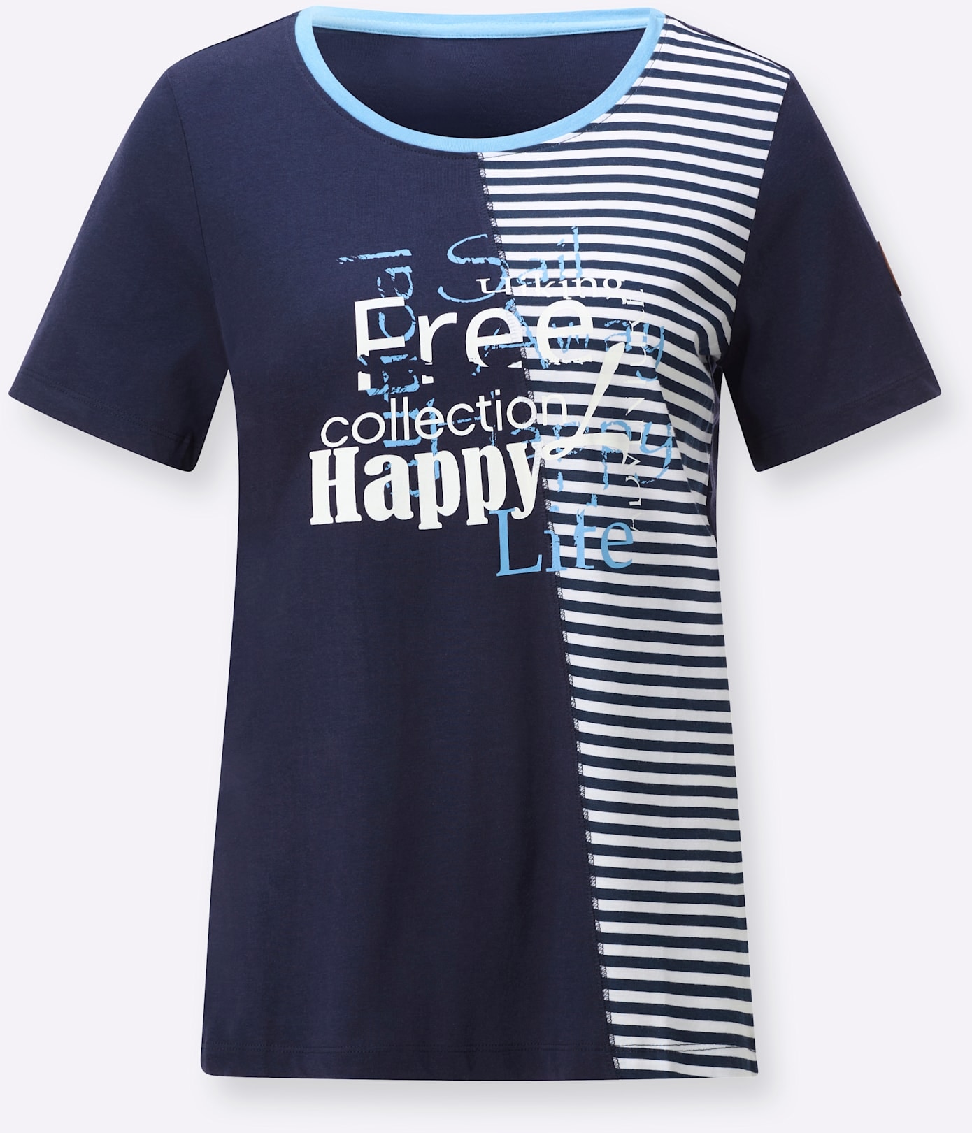 Casual Looks Rundhalsshirt »Rundhals-Shirt« 1 tlg.
