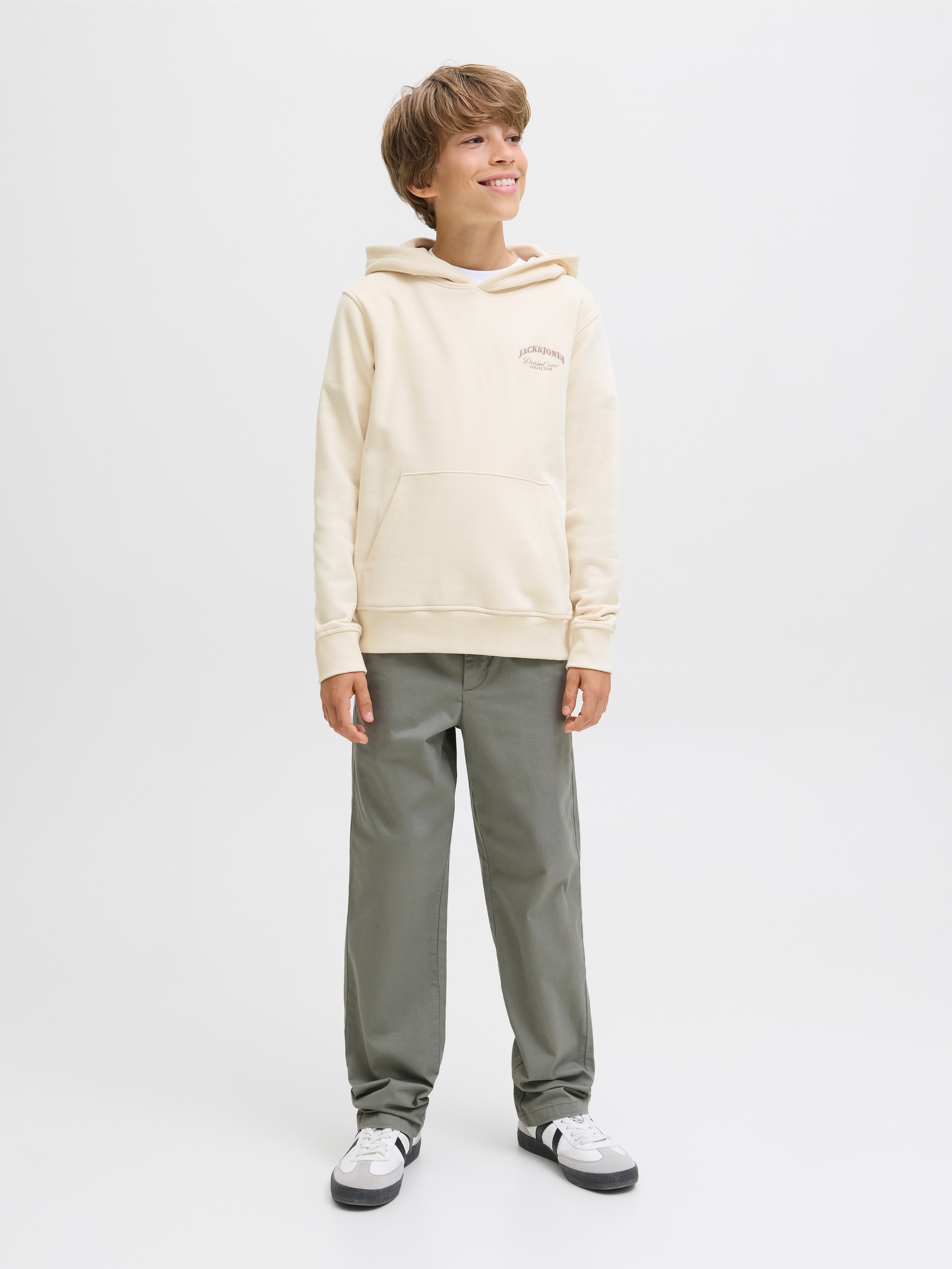 Jack & Jones Junior Sweat à capuche »JJEBRANDES BACKP RELAXED SWEAT H SN JNR«, Baumwollmischung, relaxed fit

