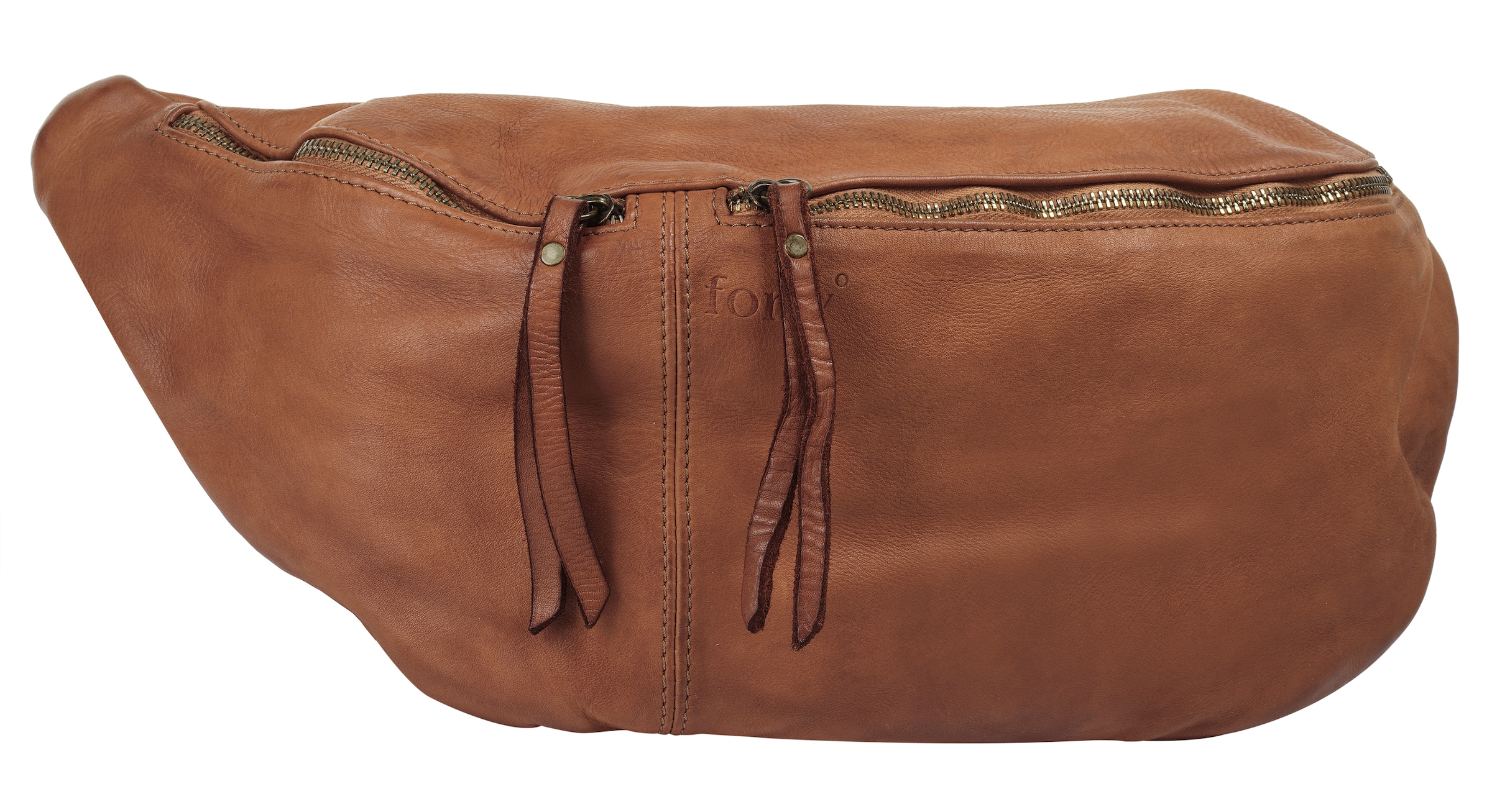 forty° Umhängetasche echt Leder, Made in Italy