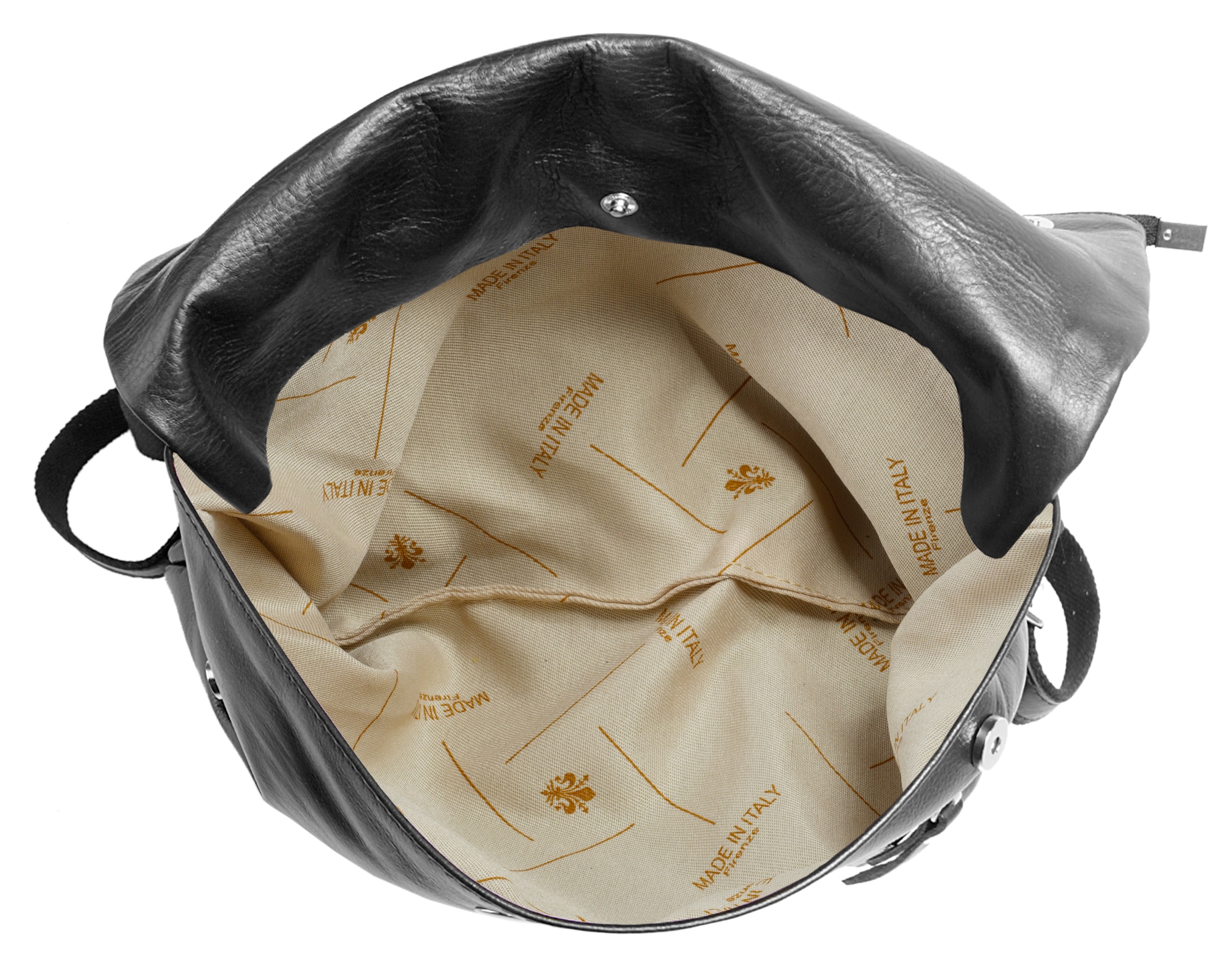 Cluty Cityrucksack, echt Leder, Made in Italy