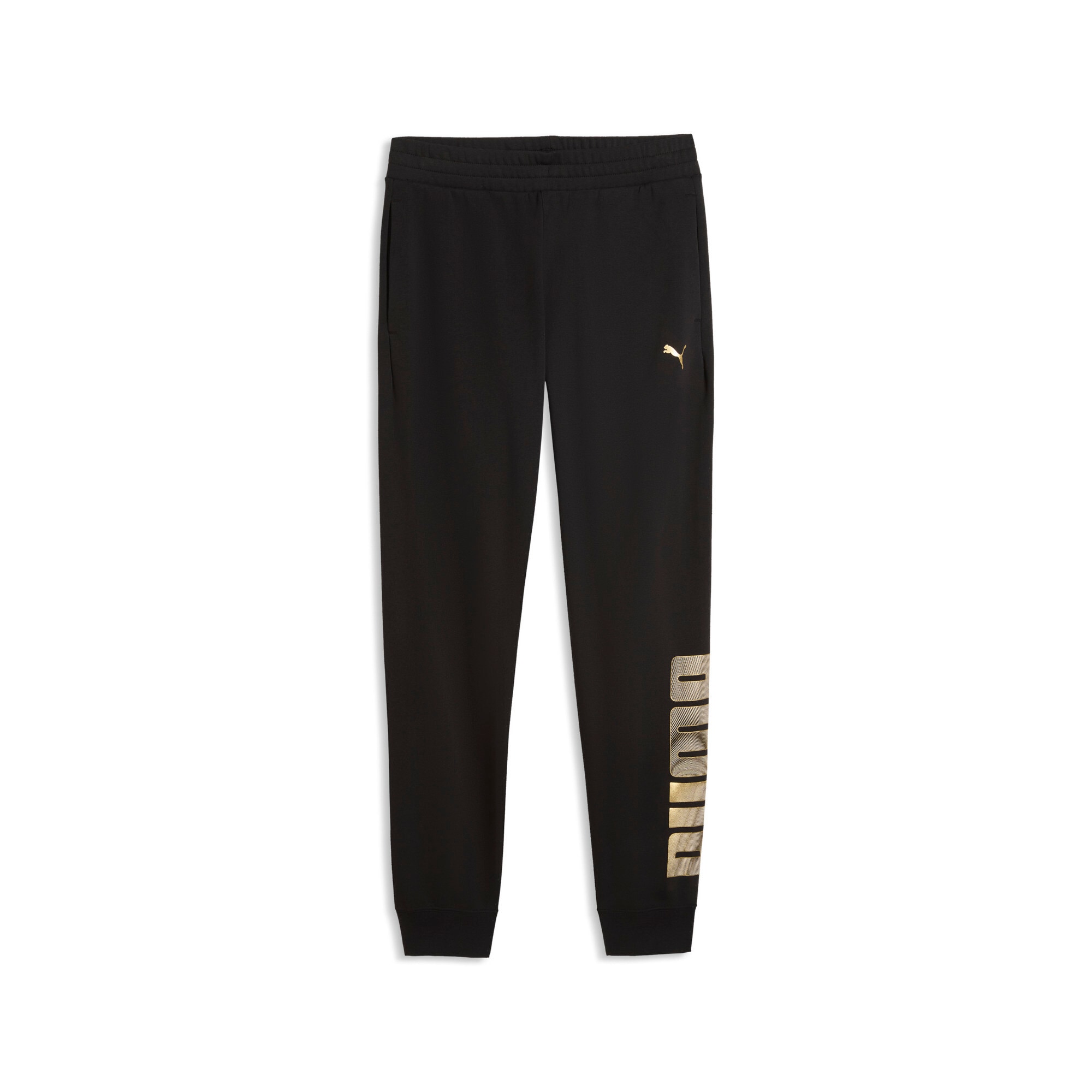 Image of PUMA Trainingshose "ESS LOGO LAB METALLIC SWEATPANTS TR CL" mit Eingrifftaschen, Regular Fit, sportlicher Stil