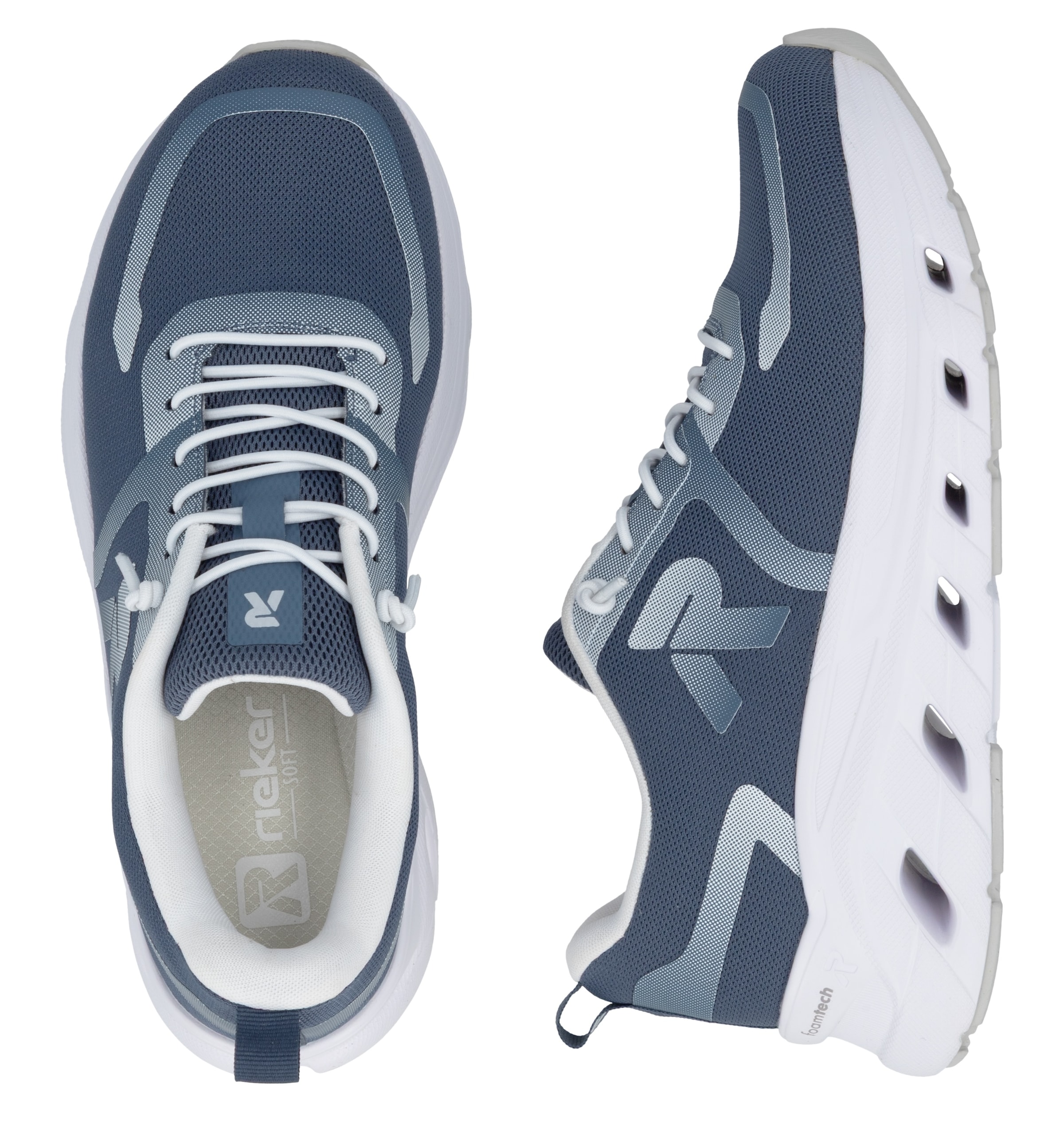 Rieker Baskets slip-on  chaussure de sport, sneaker décontracté, chaussure basse à enfiler