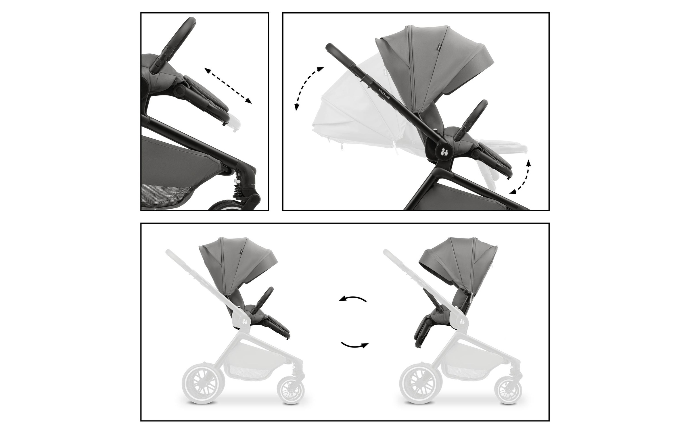 Hauck Poussette pour enfants »Move N Care« 22 kilos