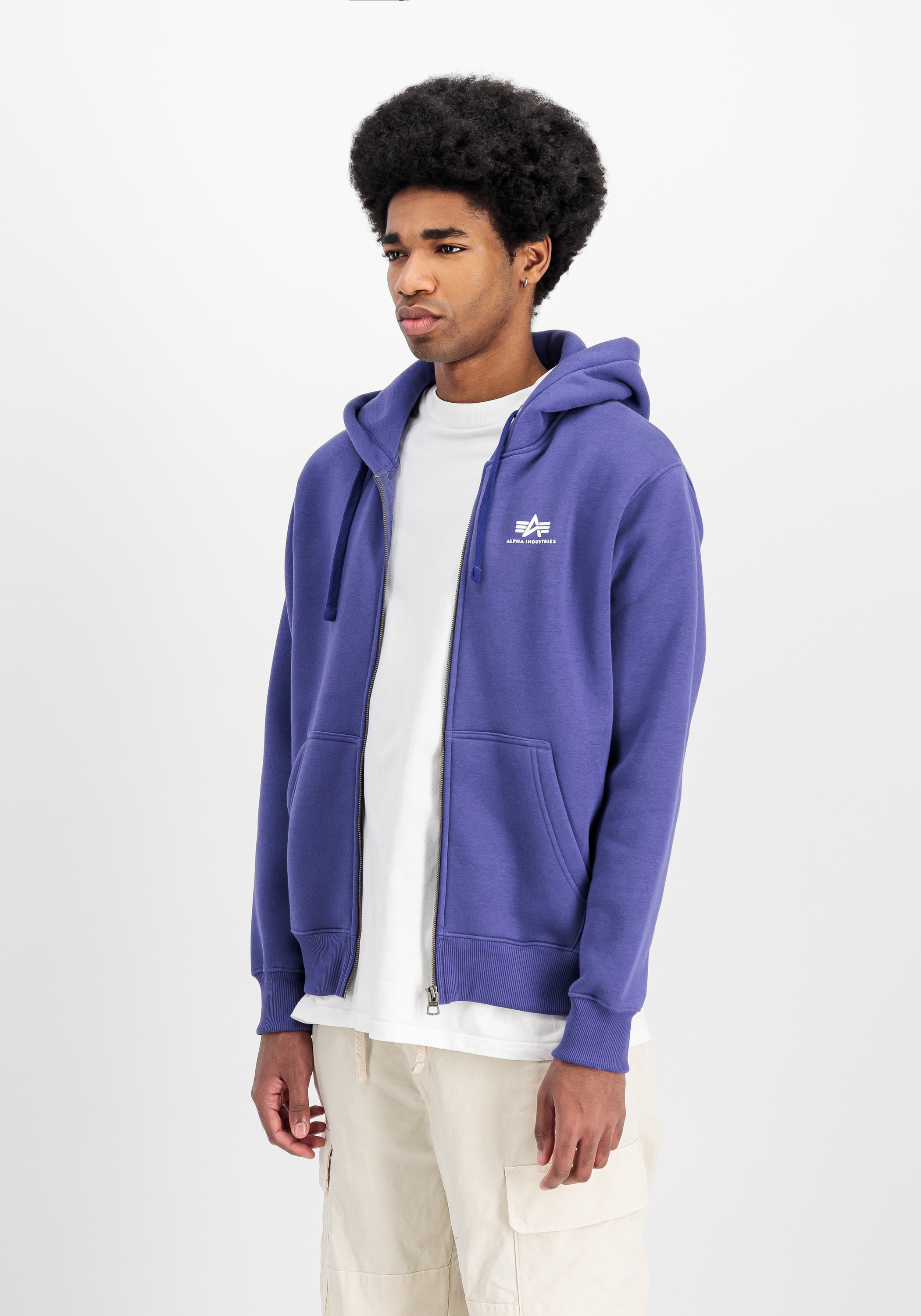 Alpha Industries Hoodie »Basic Zip Hoodie SL Kapuzensweatshirt«