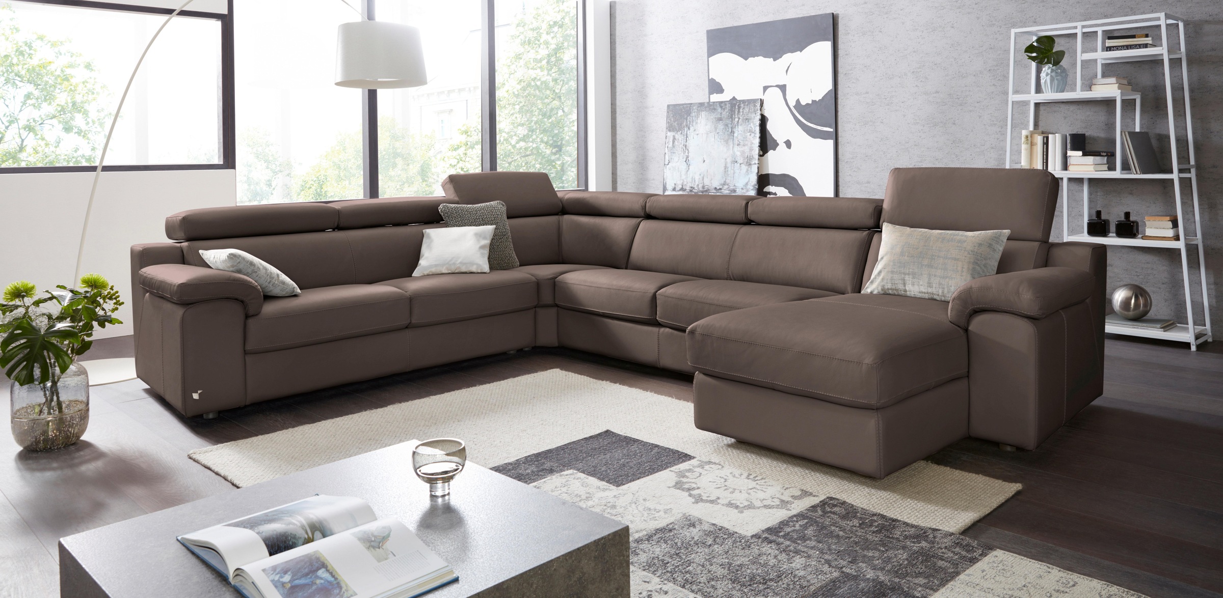 Image of CALIA ITALIA Wohnlandschaft »CS_Mambo«, inklusive Kopfteilverstellung bei Ackermann Versand Schweiz