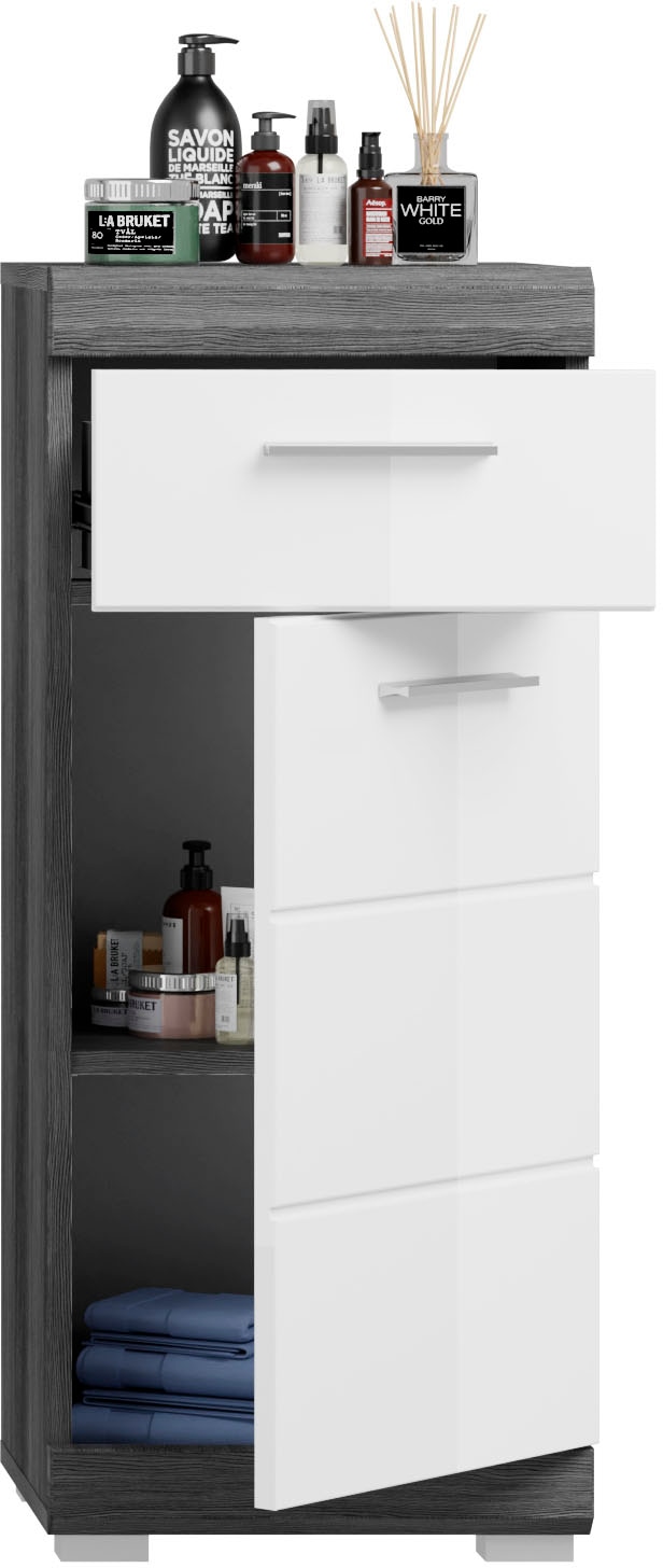 INOSIGN Unterschrank »SIENA, Breite 37cm, 1 Tür, 1 Schubkasten, 2 Fächer, MDF-Front«, (1 St., TOPSELLER!), in verschiedenen Farben erhältlich, Badmöbel, Badschrank, Kommode, Bad