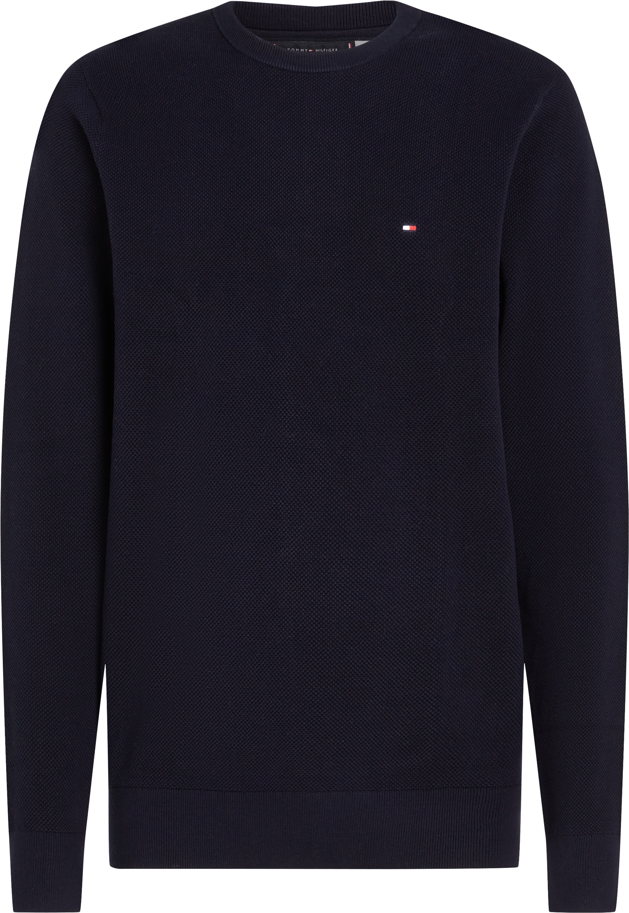 Tommy Hilfiger Big & Tall Rundhalspullover »BT-ESSENTIAL STRUCTURE CREW NECK«, Grosse Grössen