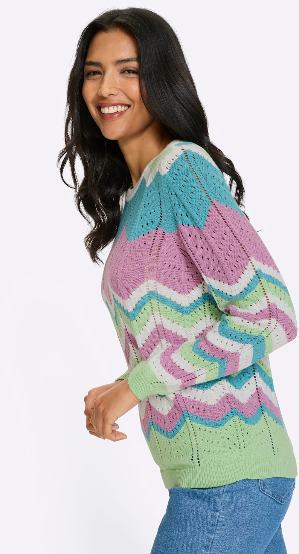 Classic Basics Pull ajouré »Ajour-Pullover«