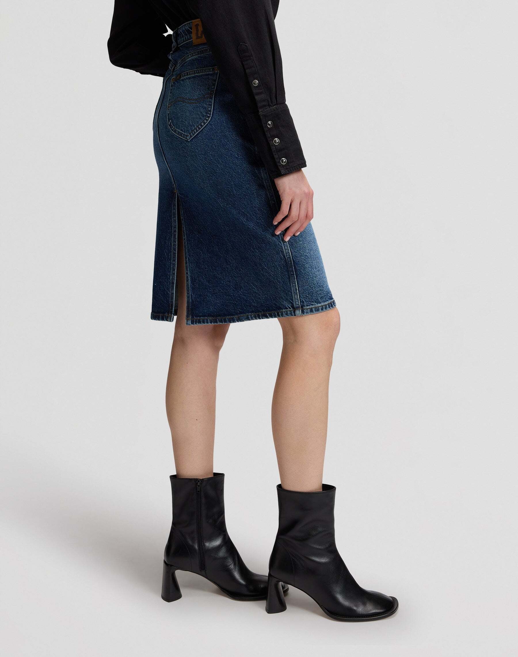 Lee® Jupe en jean »Lee Jeansrock Midi«