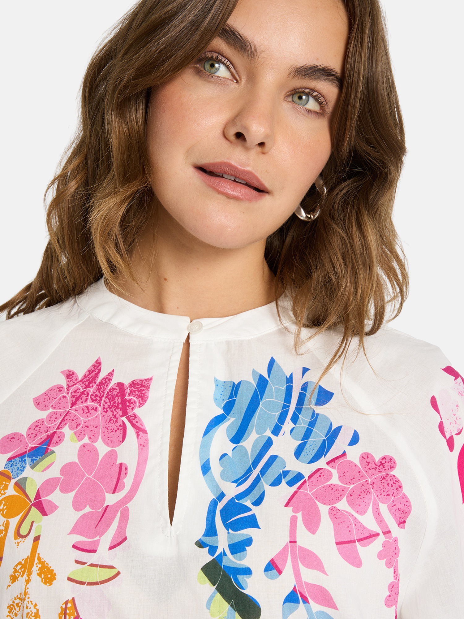 Lieblingsstück Langarmbluse »RoalieL« mit floralen Details