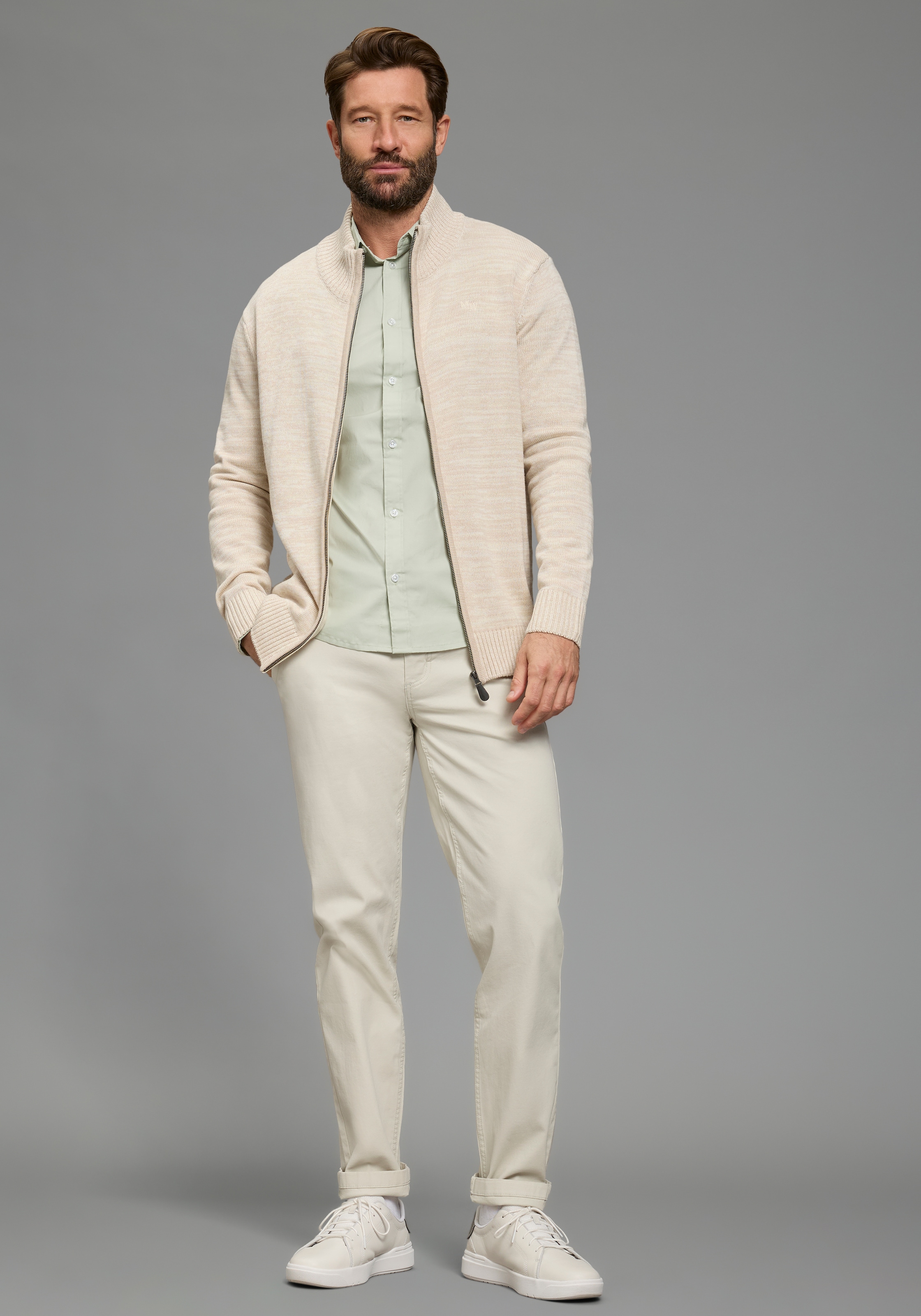 Man's World Veste en tricot »in vielen Farben!  Preis- Leistungsbestseller« en mélange de coton, coupe confortable