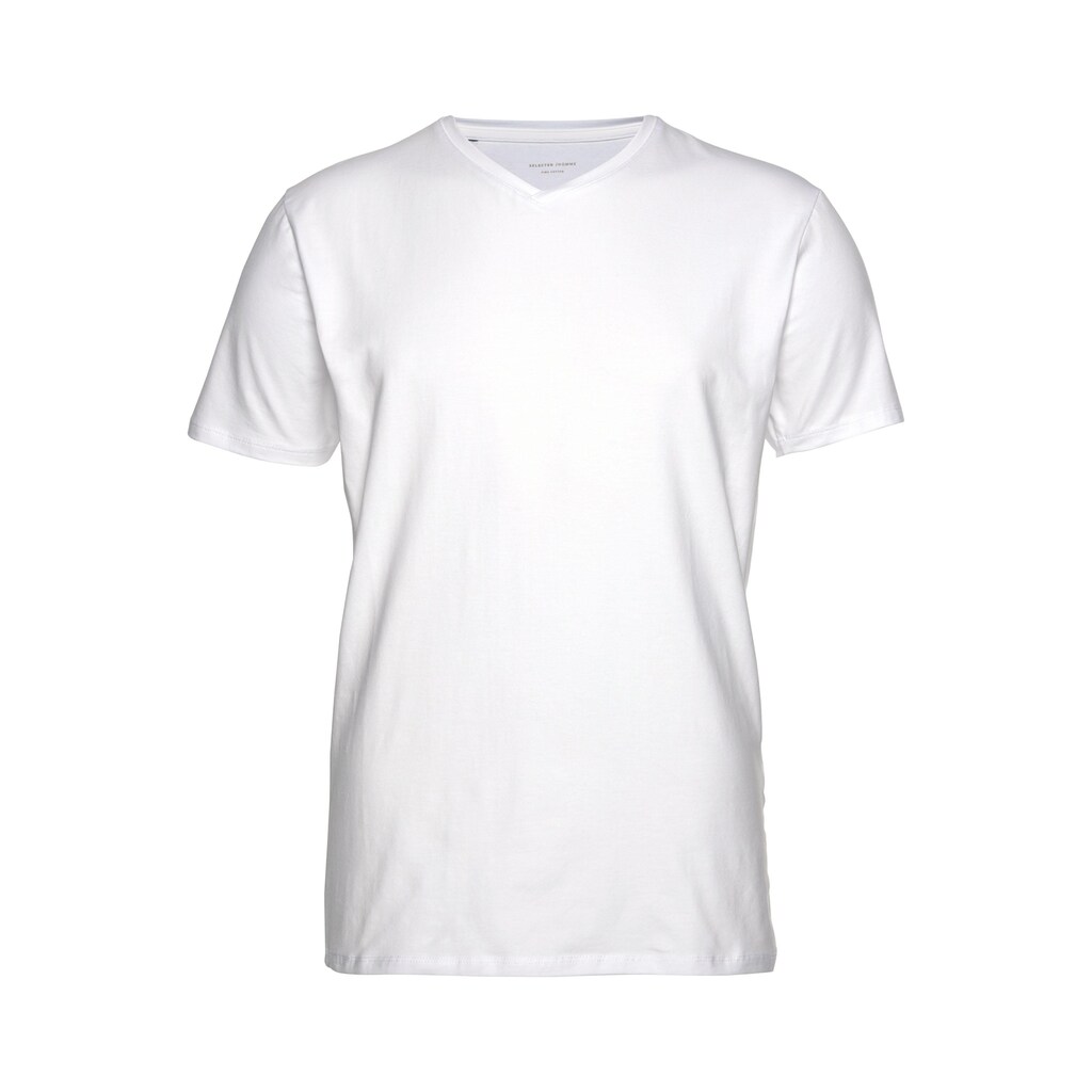 SELECTED HOMME T-Shirt »SLHPIMA V-NECK TEE«