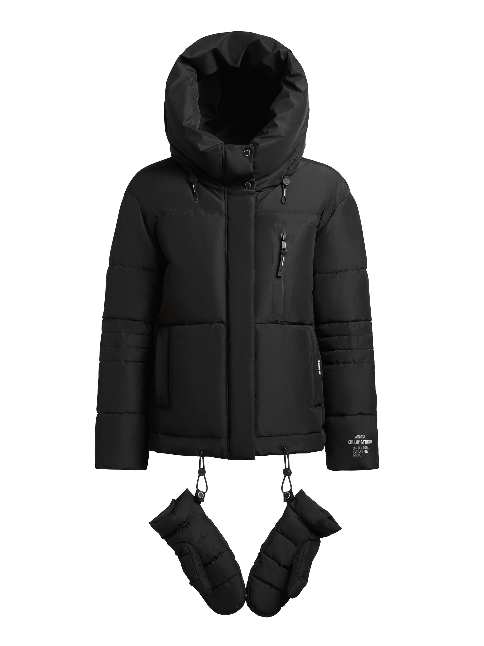 khujo Veste matelassée »PEEKE2« 2 cuis tlg. mit Kapuze