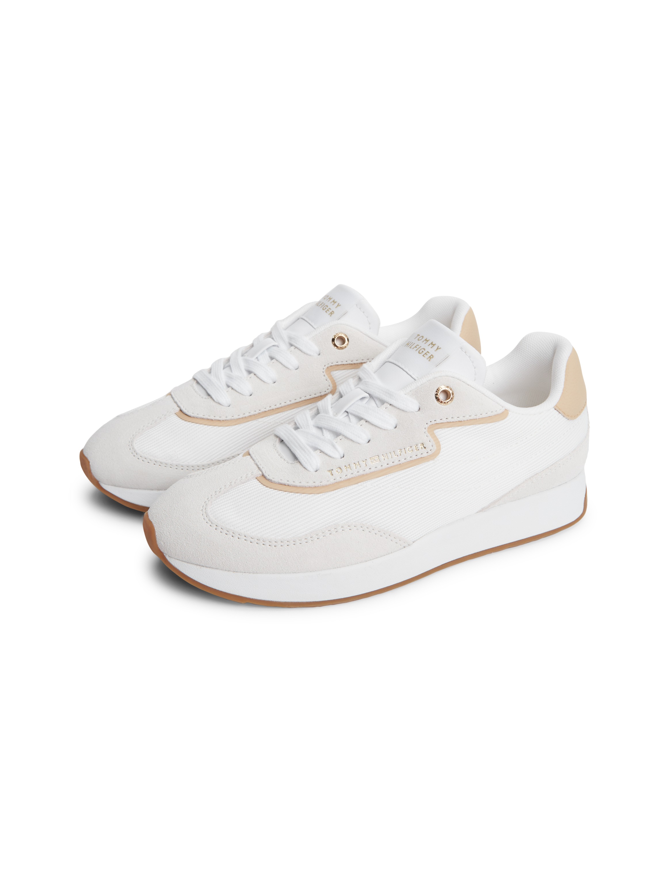 Image of Tommy Hilfiger Sneaker "TH RETRO RUNNER MIX" Freizeitschuh, Halbschuh, Schnürschuh mit seitlicher Logoprägung